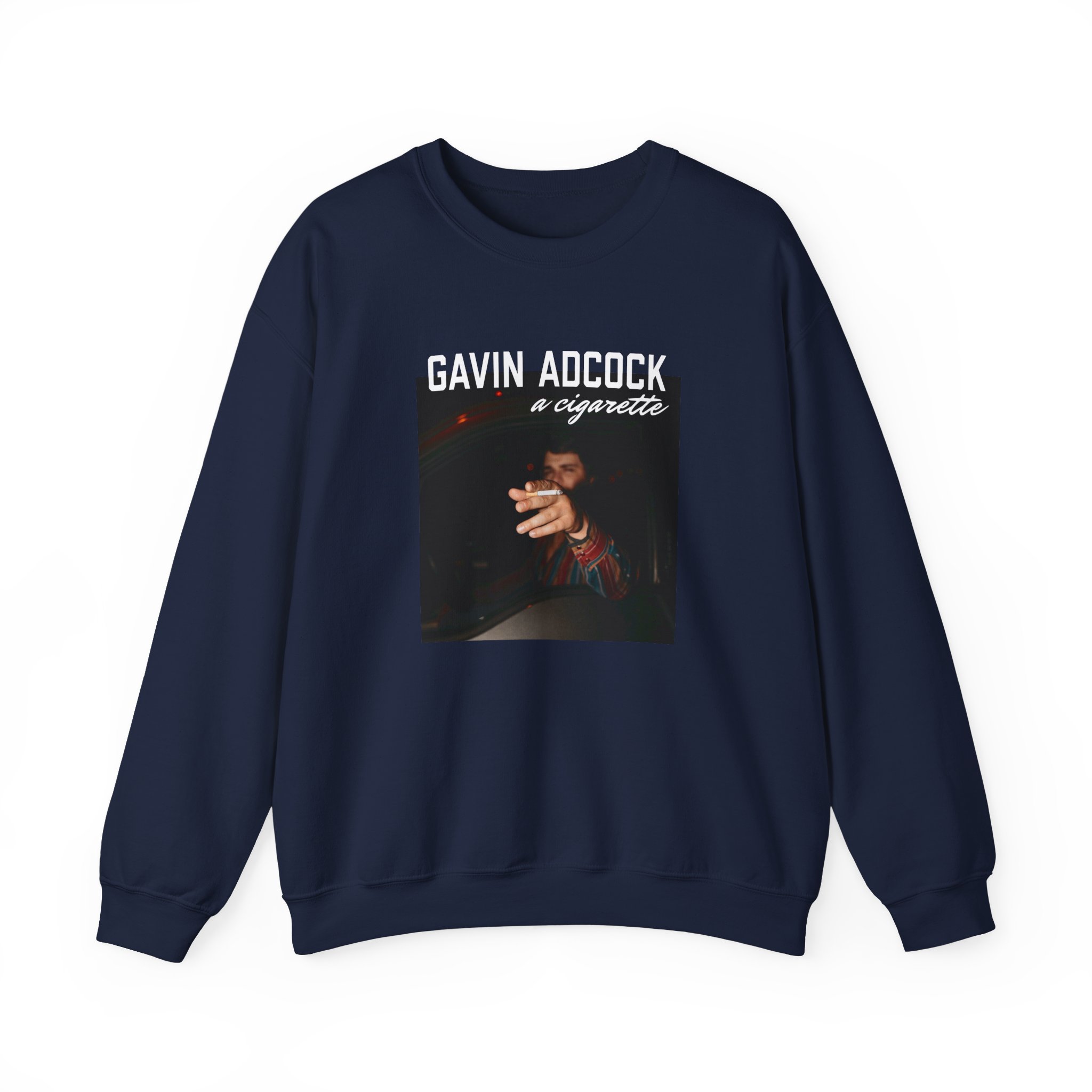 Gavin Adcock a Cigarette Black Photo Unisex Heavy Blend™ Crewneck Sweatshirt - Image 7
