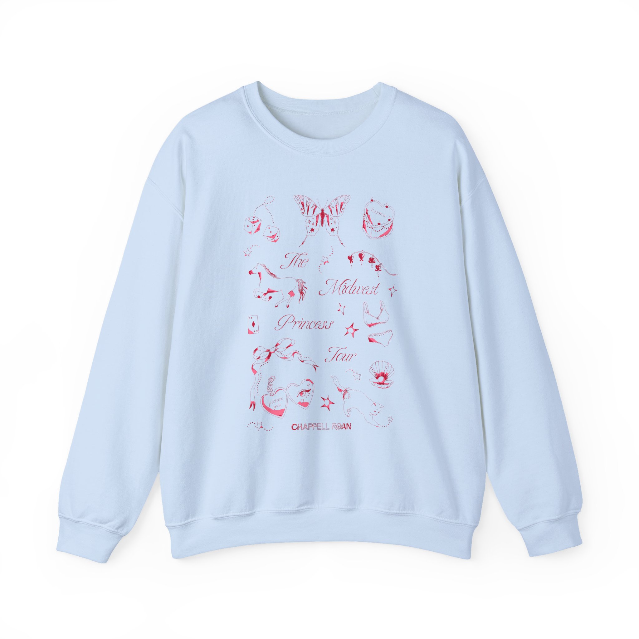 Chappell Roan The Midwest Princess Tour Unisex Heavy Blend™ Crewneck Sweatshirt - Image 3
