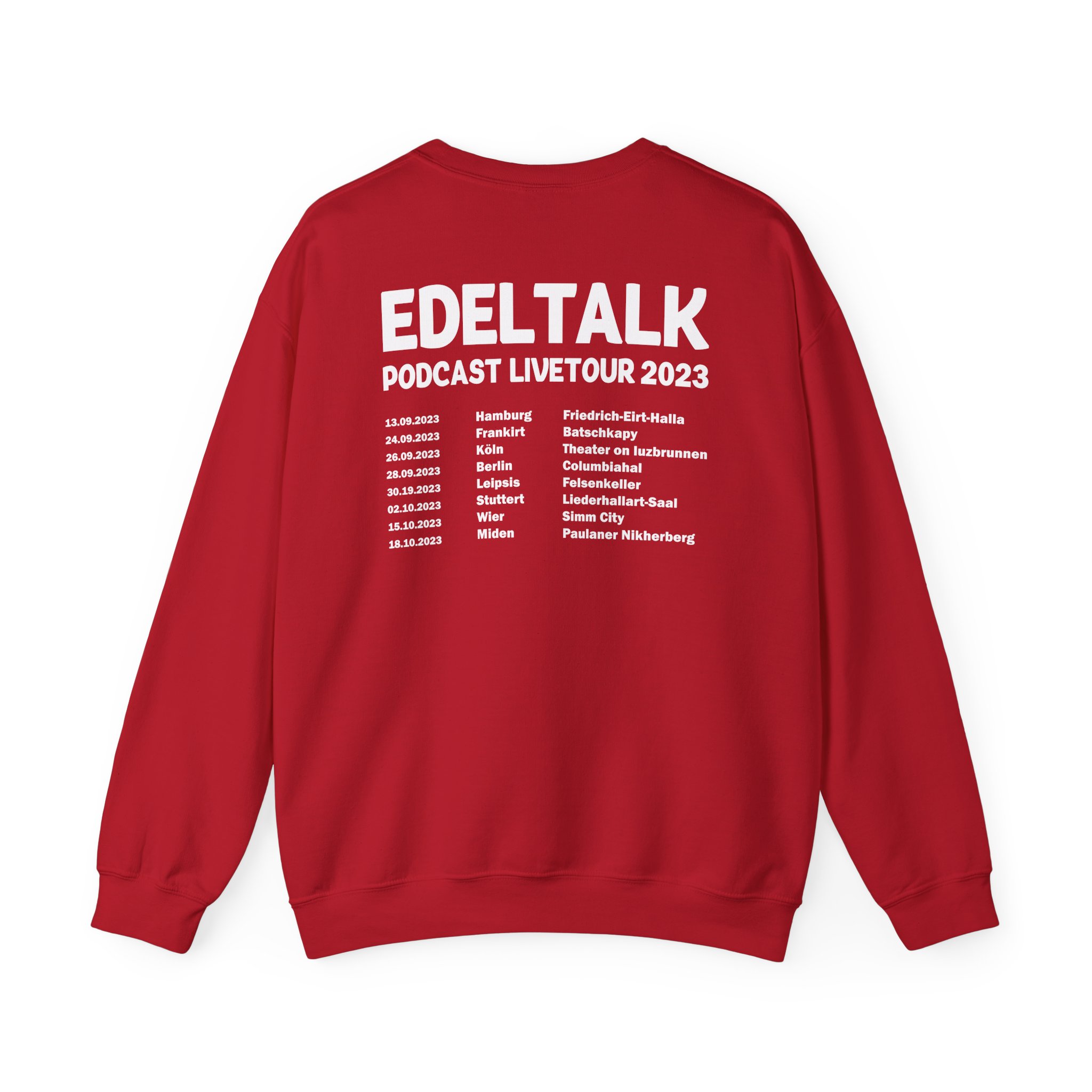 Edeltalk Podcast Livetour 2023 Unisex Heavy Blend™ Crewneck Sweatshirt - Image 24