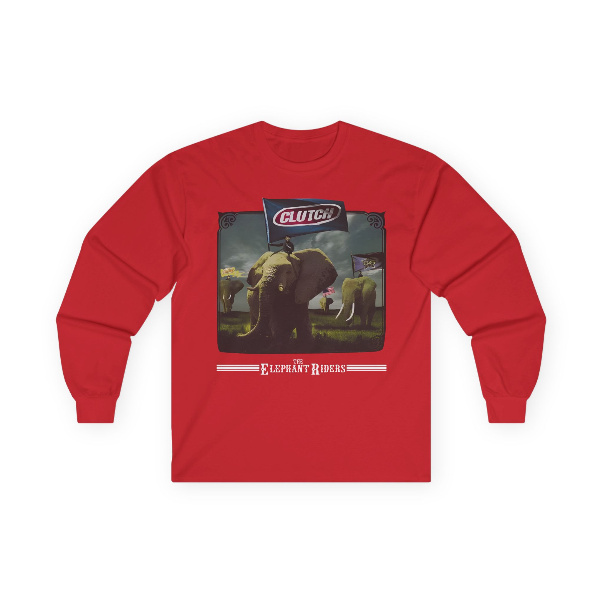 Clutch Elephant Riders Unisex Ultra Cotton Long Sleeve Tee
