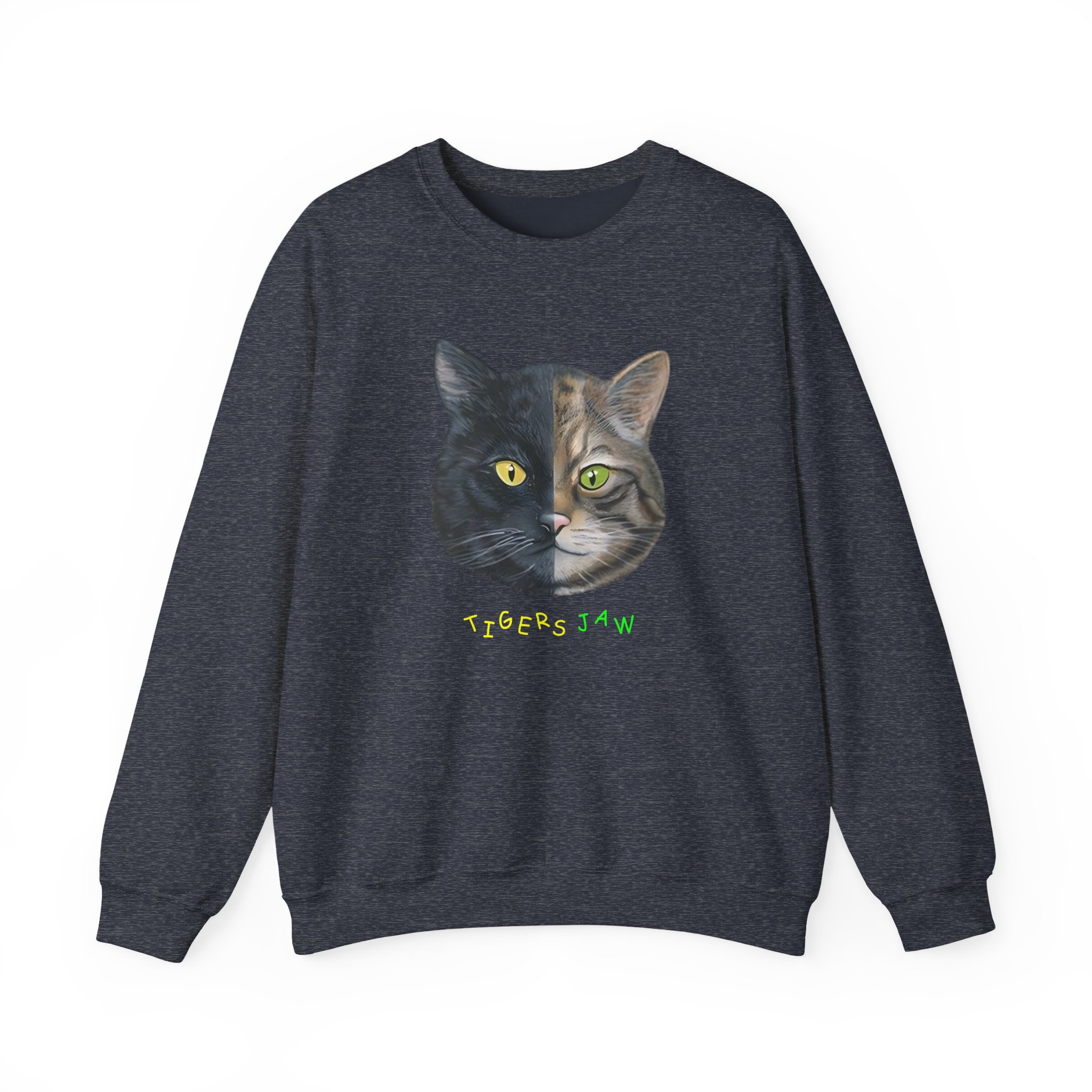 Tigers Jaw Cat Unisex Heavy Blend™ Crewneck Sweatshirt - Image 11