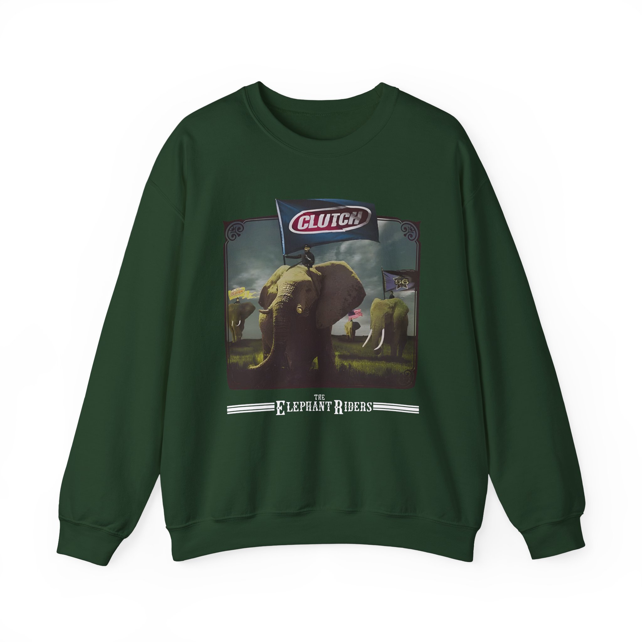 Clutch Elephant Riders Unisex Heavy Blend™ Crewneck Sweatshirt - Image 9