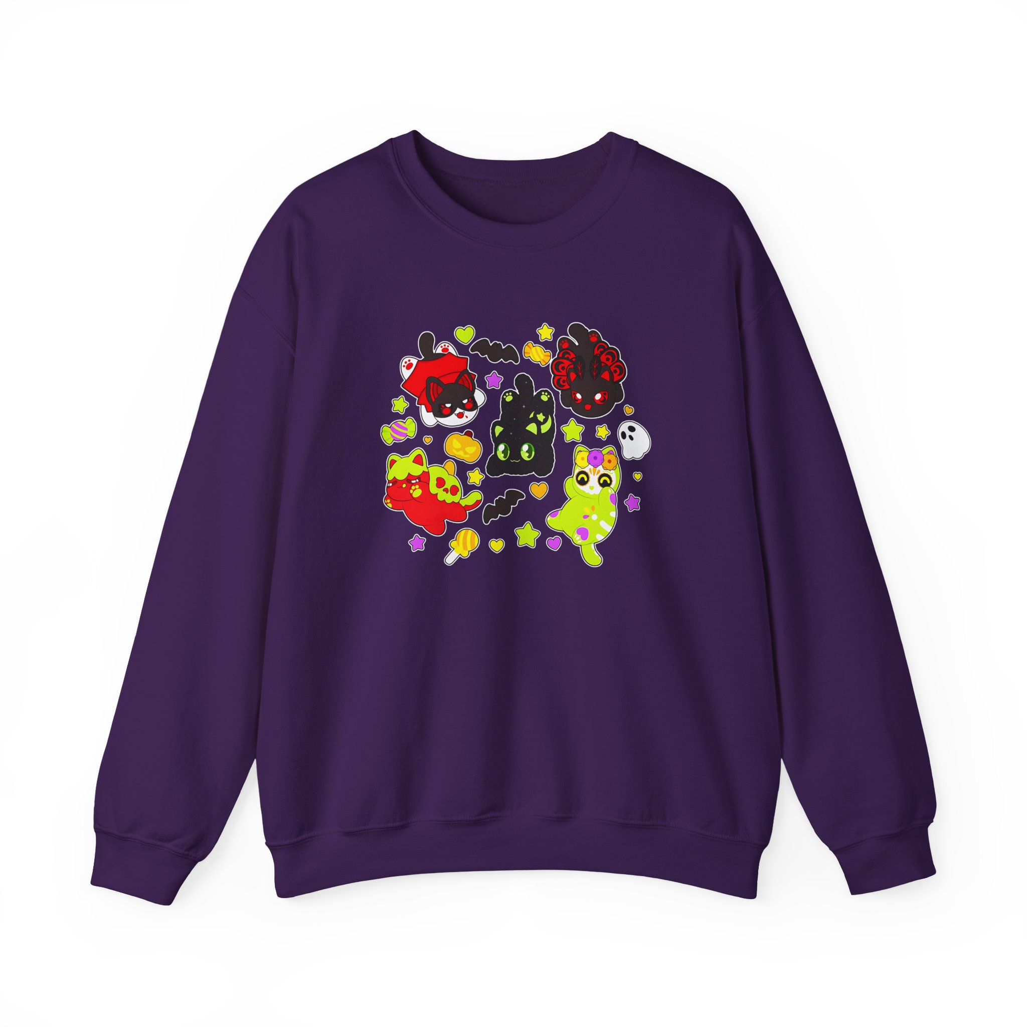 Aphmau Halloween Unisex Heavy Blend™ Crewneck Sweatshirt - Image 17