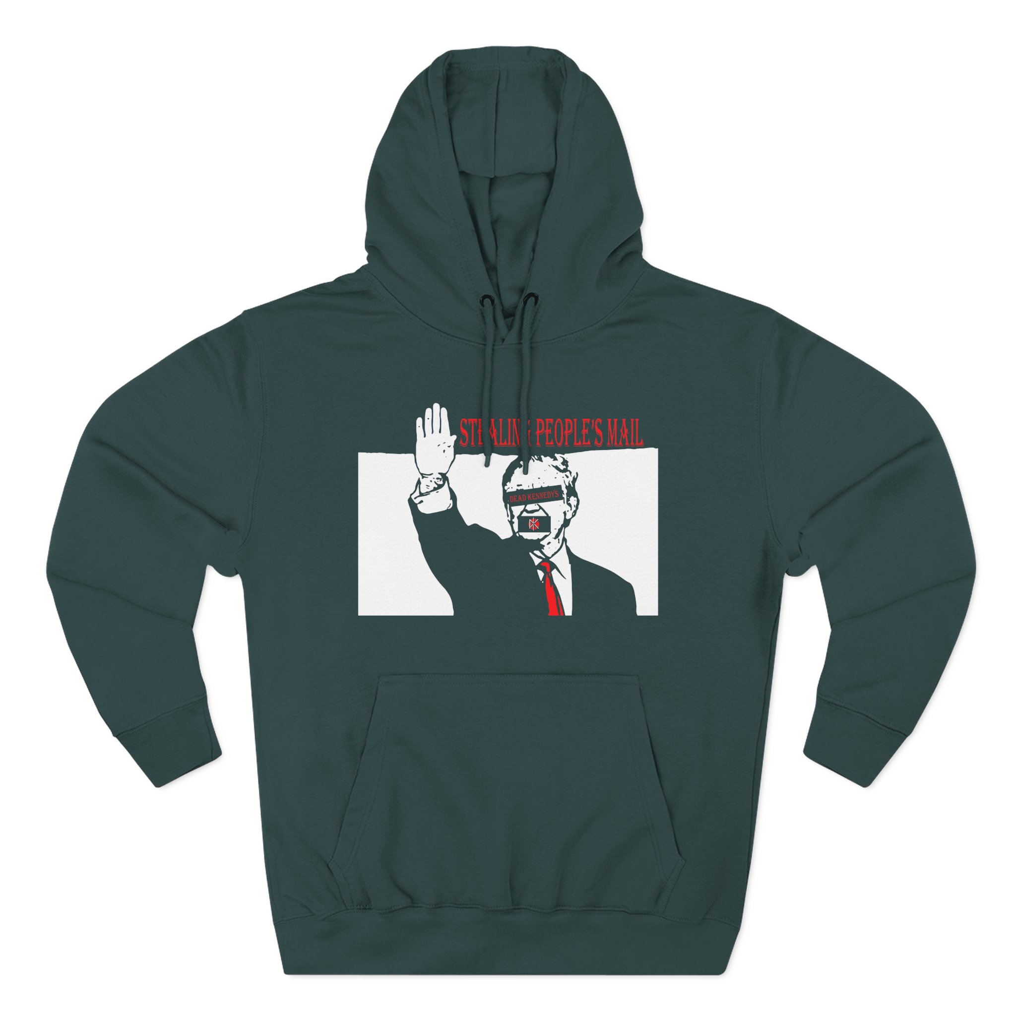 Dead Kennedys Stealing People's Mail Three-Panel Fleece Hoodie - Image 3
