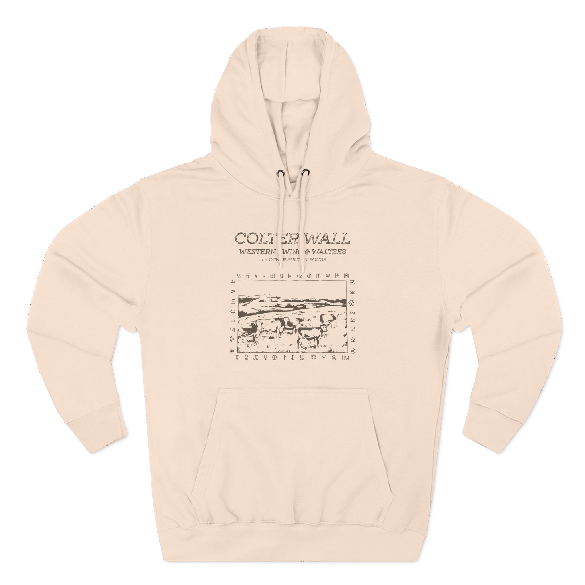 Colter Wall Western Swing & Waltzes Three-Panel Fleece Hoodie - Image 5