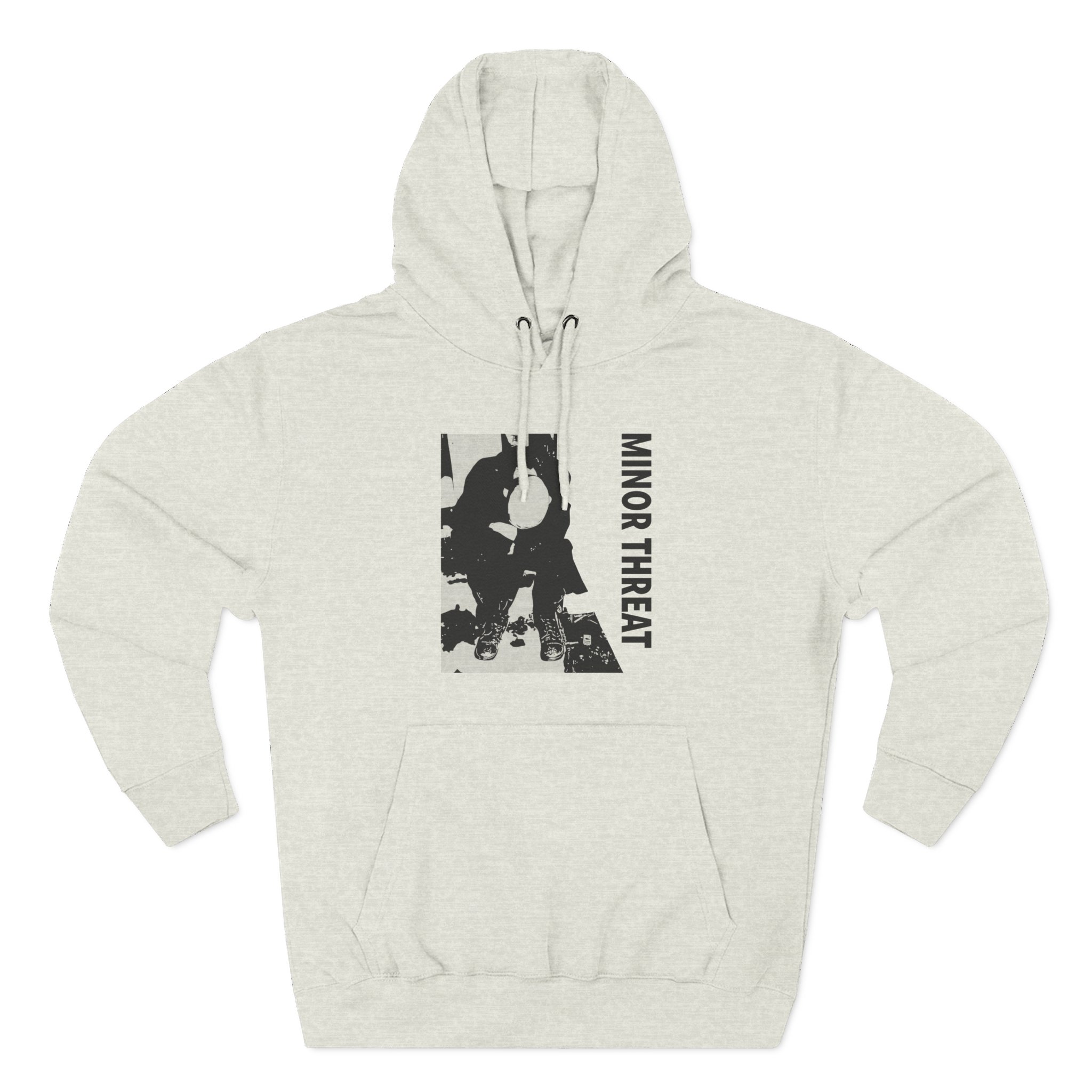 Minor Threat Lp Three-Panel Fleece Hoodie - Image 7