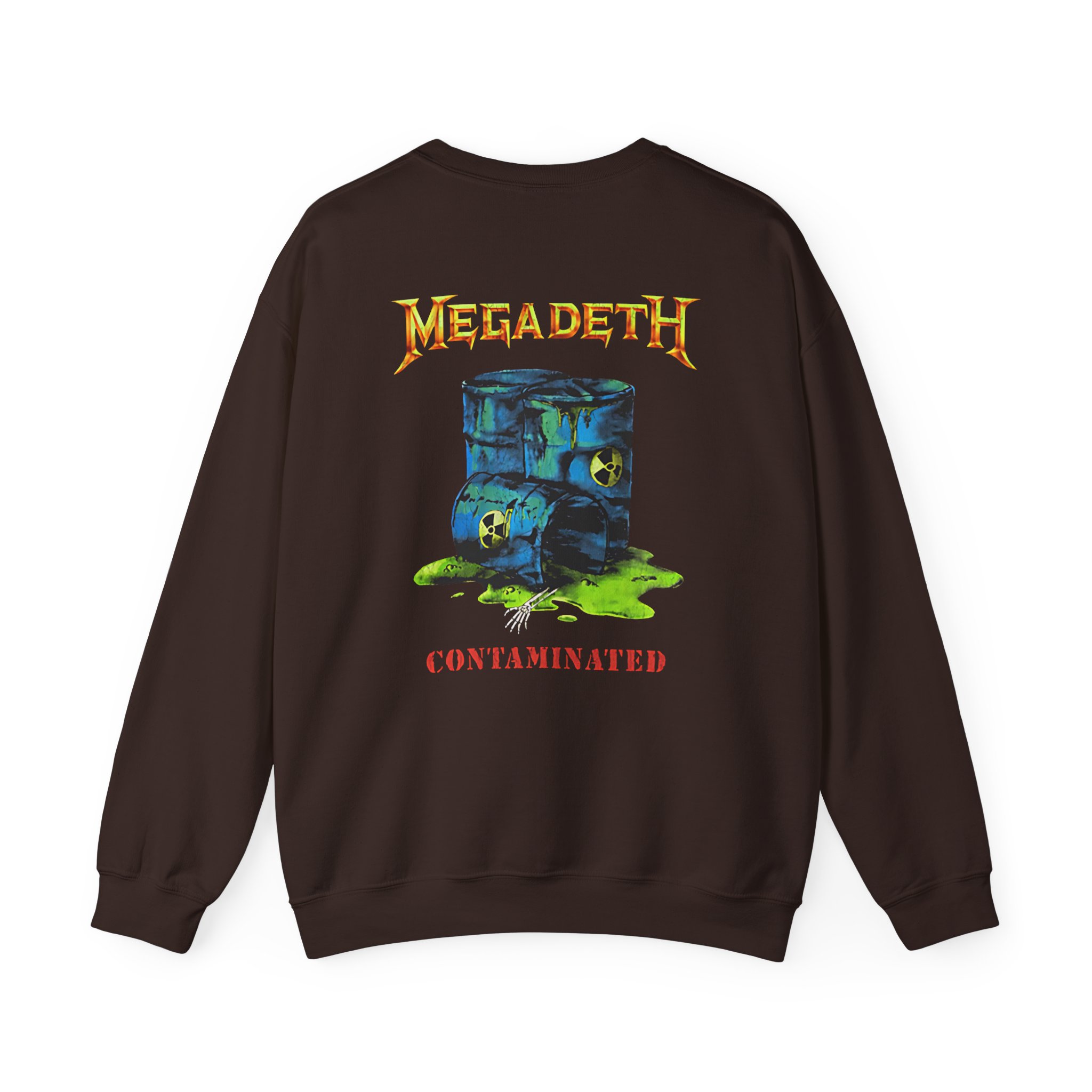 Manhead Megadeth Contaminated Unisex Heavy Blend™ Crewneck Sweatshirt - Image 6