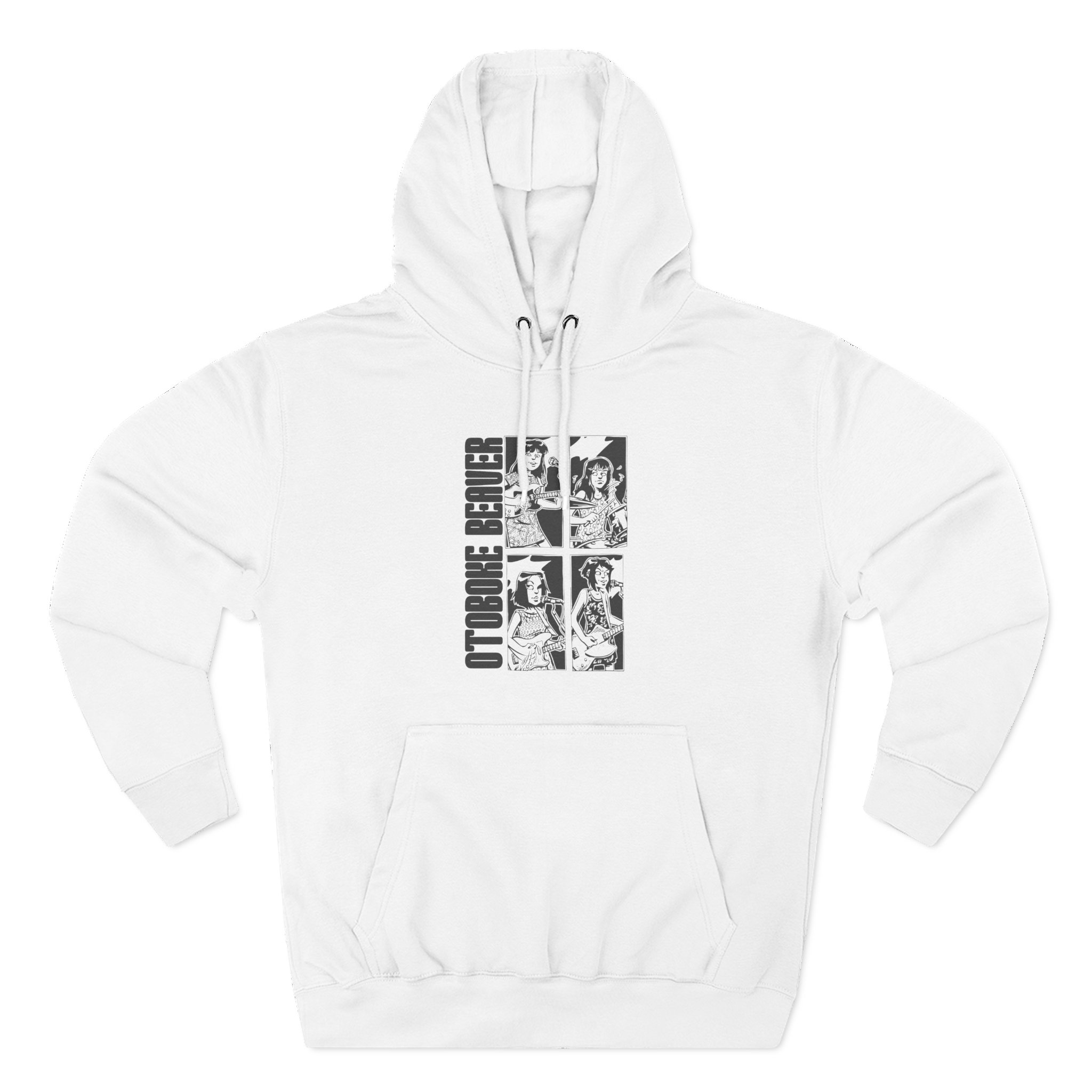 Otoboke Beaver Three-Panel Fleece Hoodie