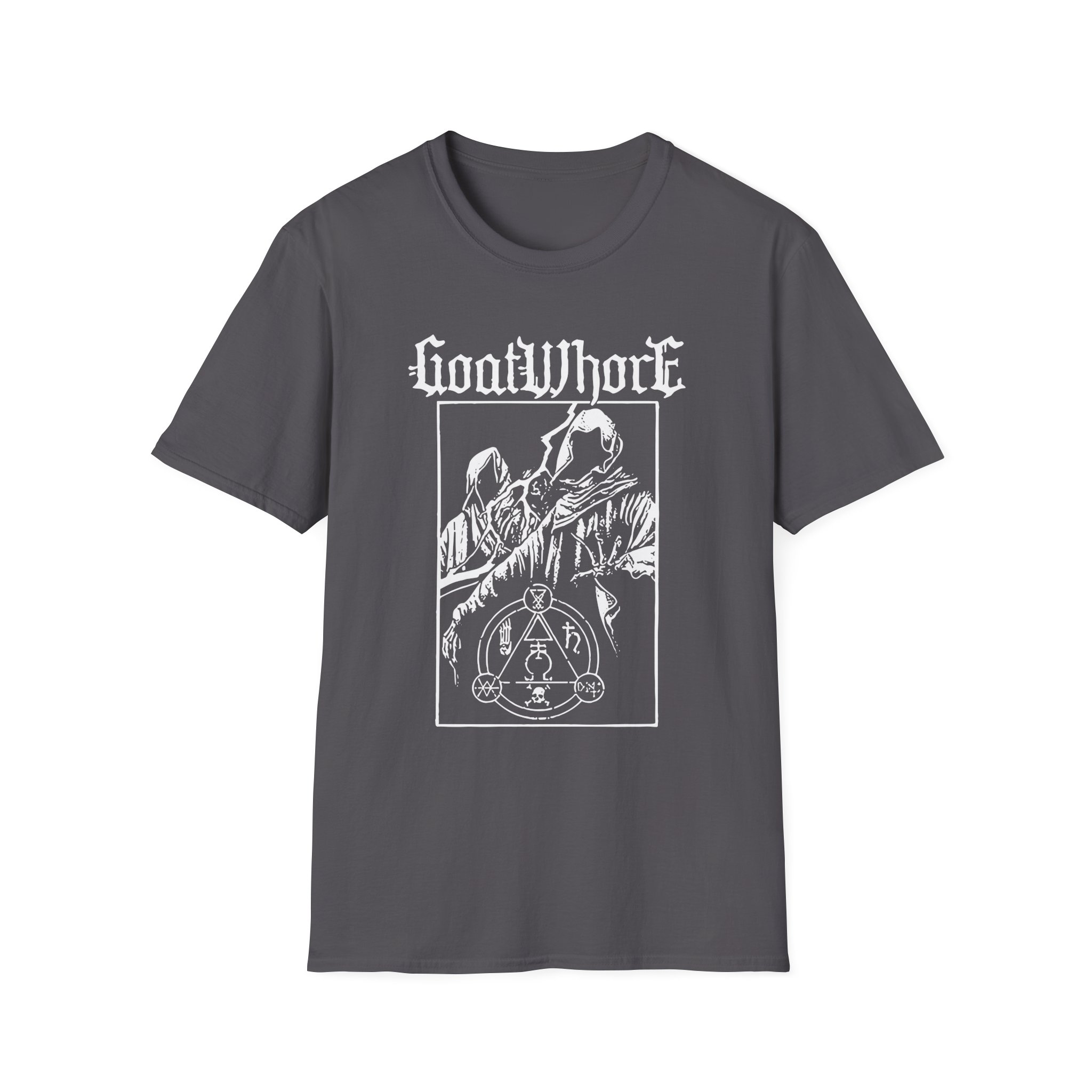 Goatwhore sigil Unisex Softstyle T-Shirt - Image 11