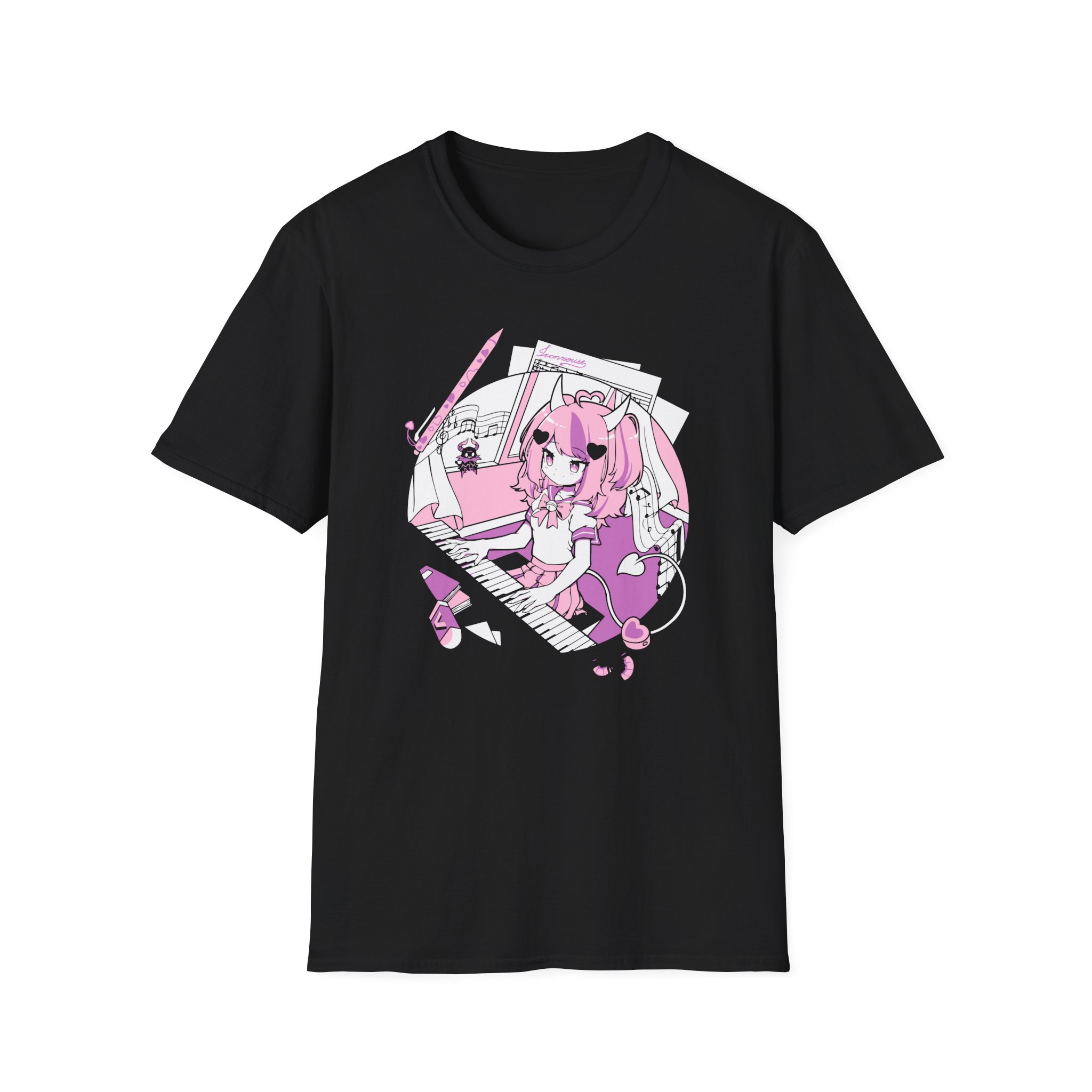 Anime Ironmouse Unisex Softstyle T-Shirt