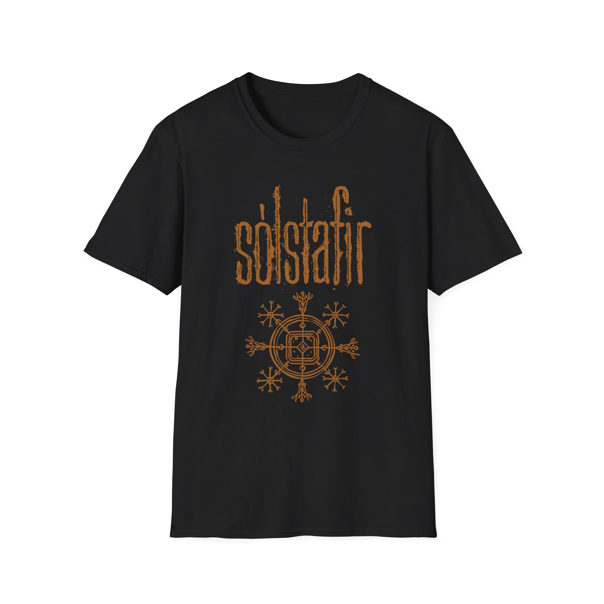 Solstafir Gold Logo Unisex Softstyle T-Shirt