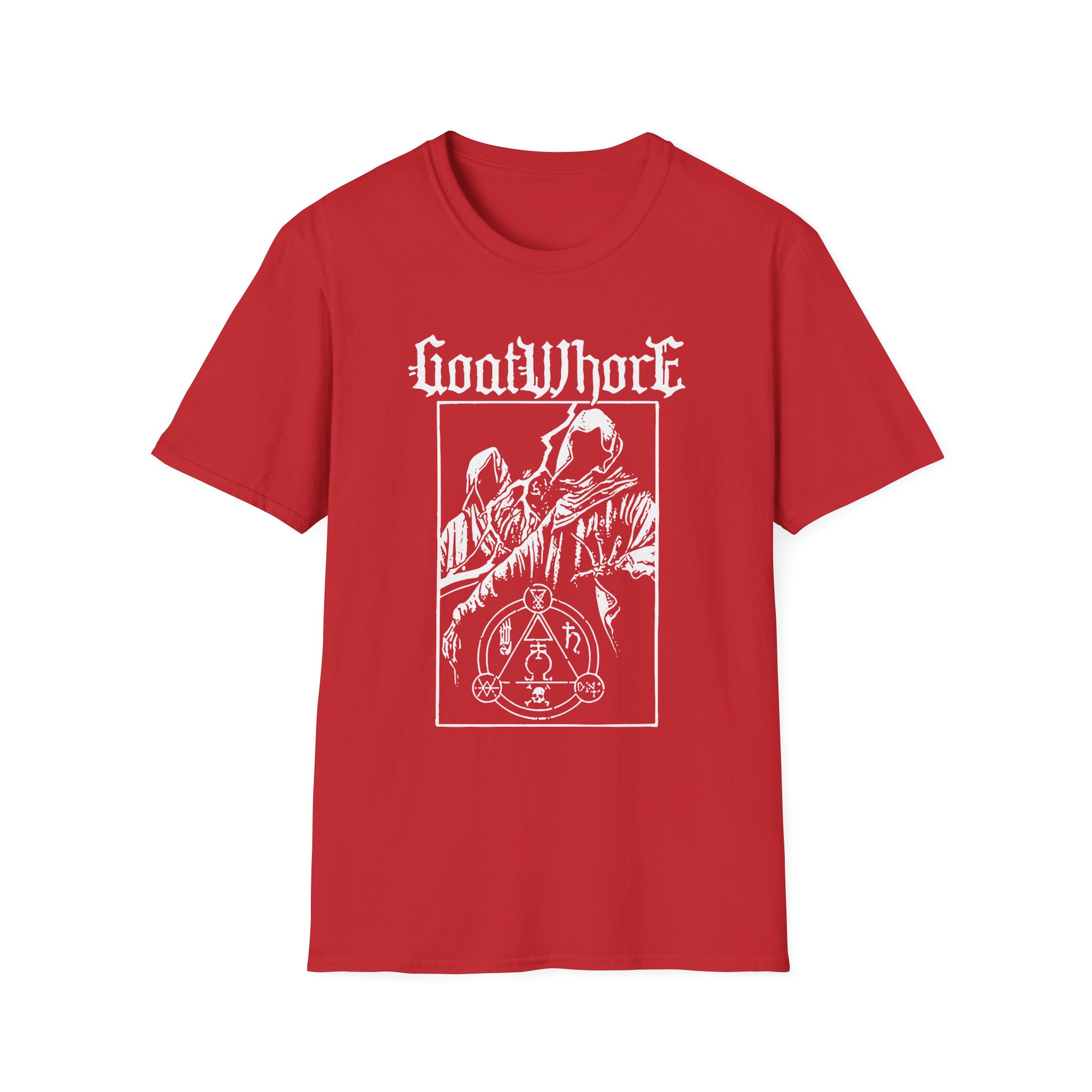 Goatwhore sigil Unisex Softstyle T-Shirt - Image 15