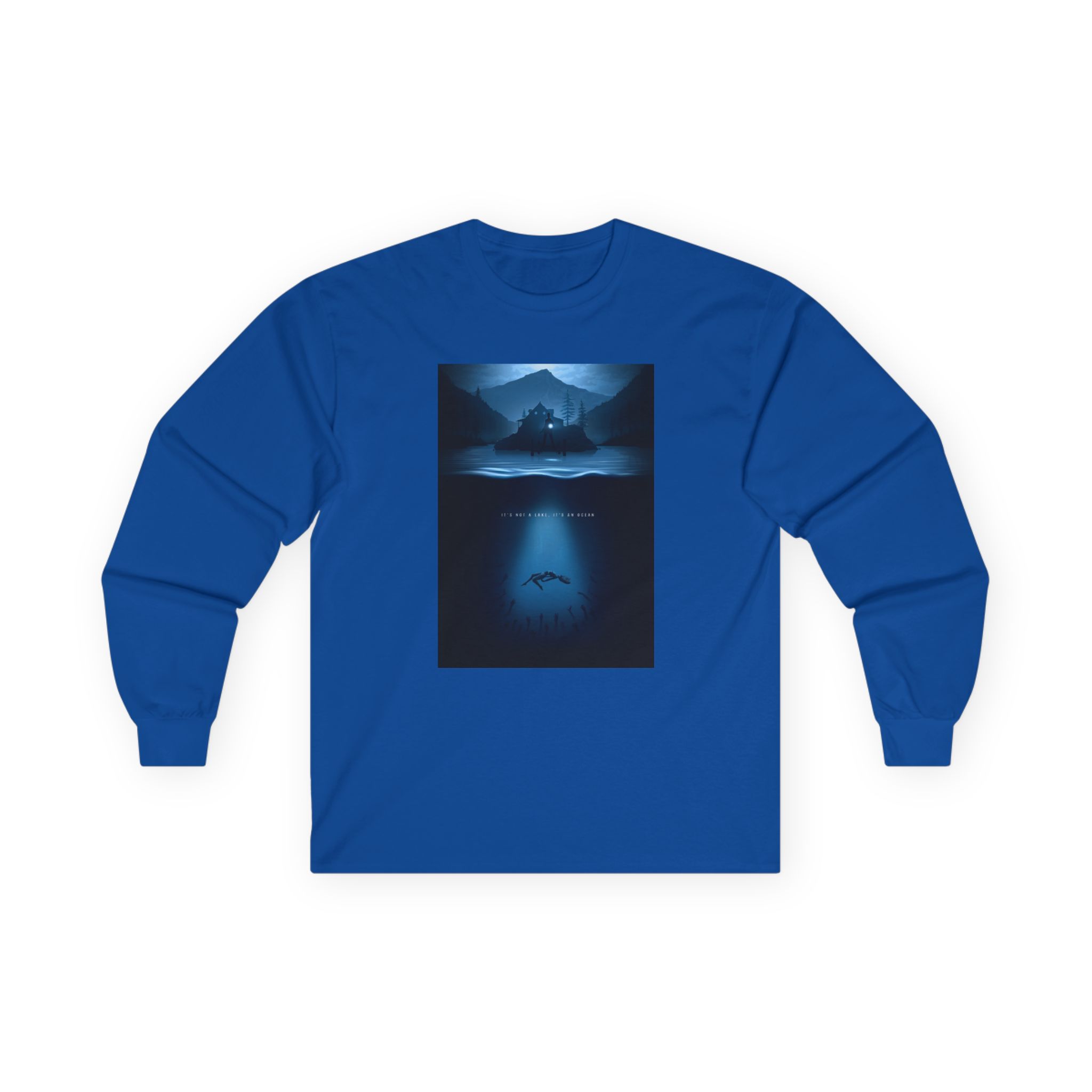Alan Wake It’s not a lake it’s an ocean Unisex Ultra Cotton Long Sleeve Tee - Image 13