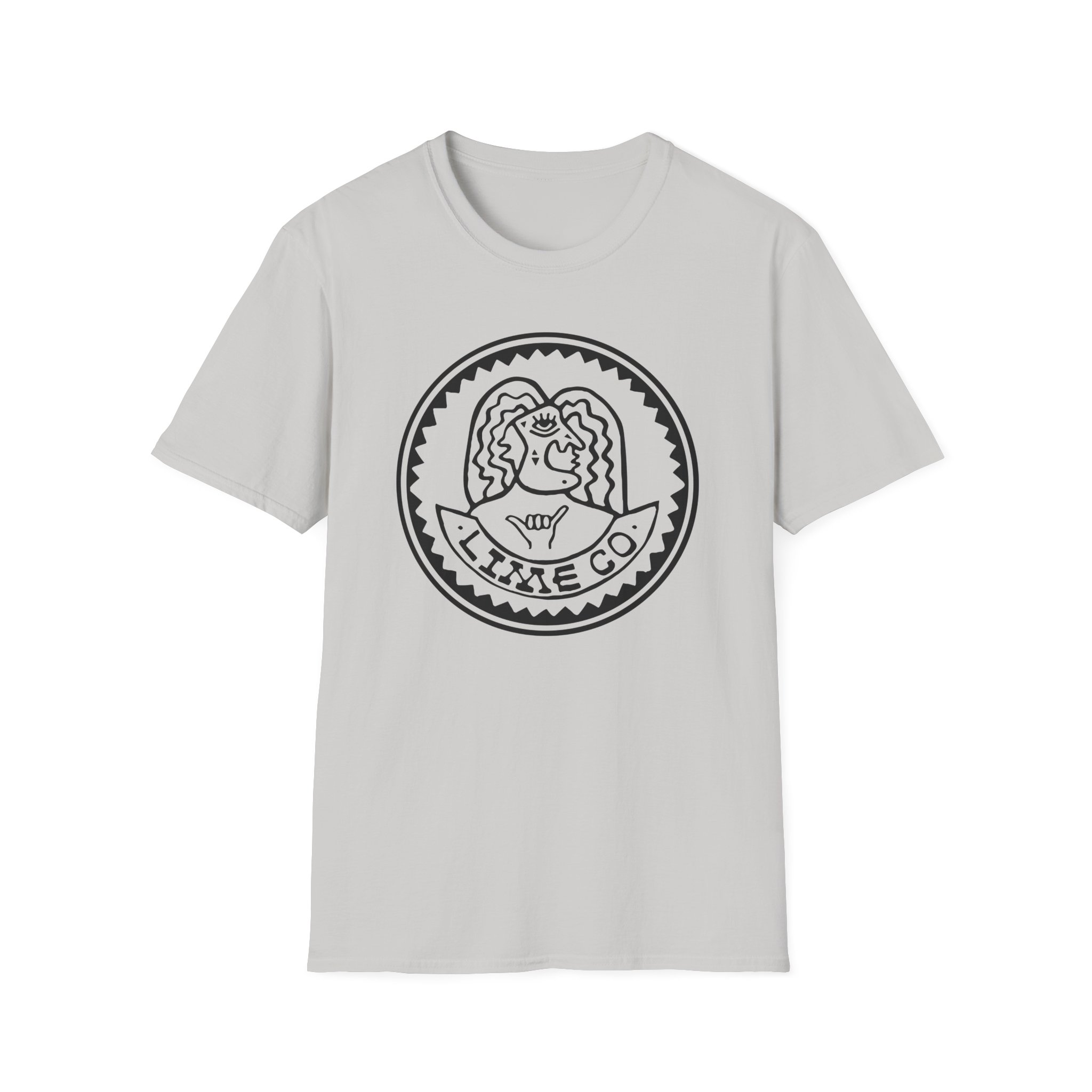 Lime Cordiale Lime Co Logo Unisex Softstyle T-Shirt - Image 5