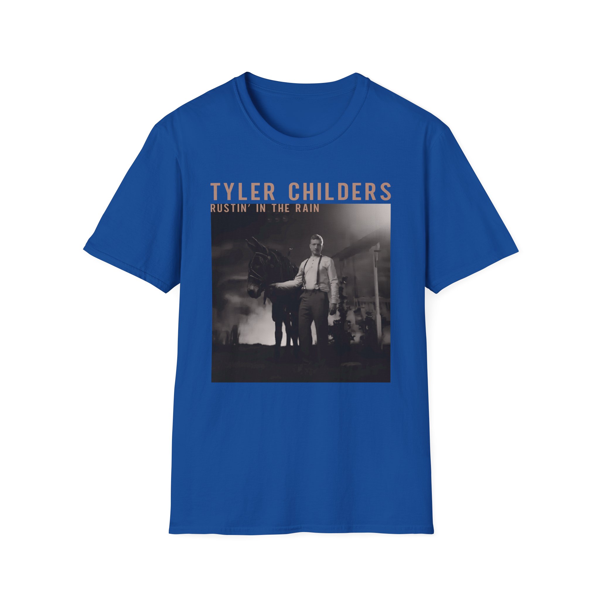 Tyler Childers Black Rustin Unisex Softstyle T-Shirt - Image 13