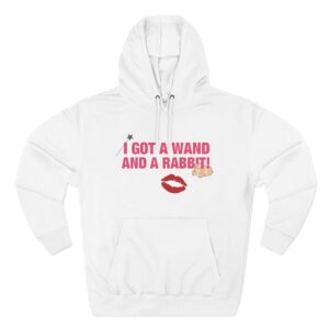 Chappell Roan Wand and a Rabbit Three-Panel Fleece Hoodie