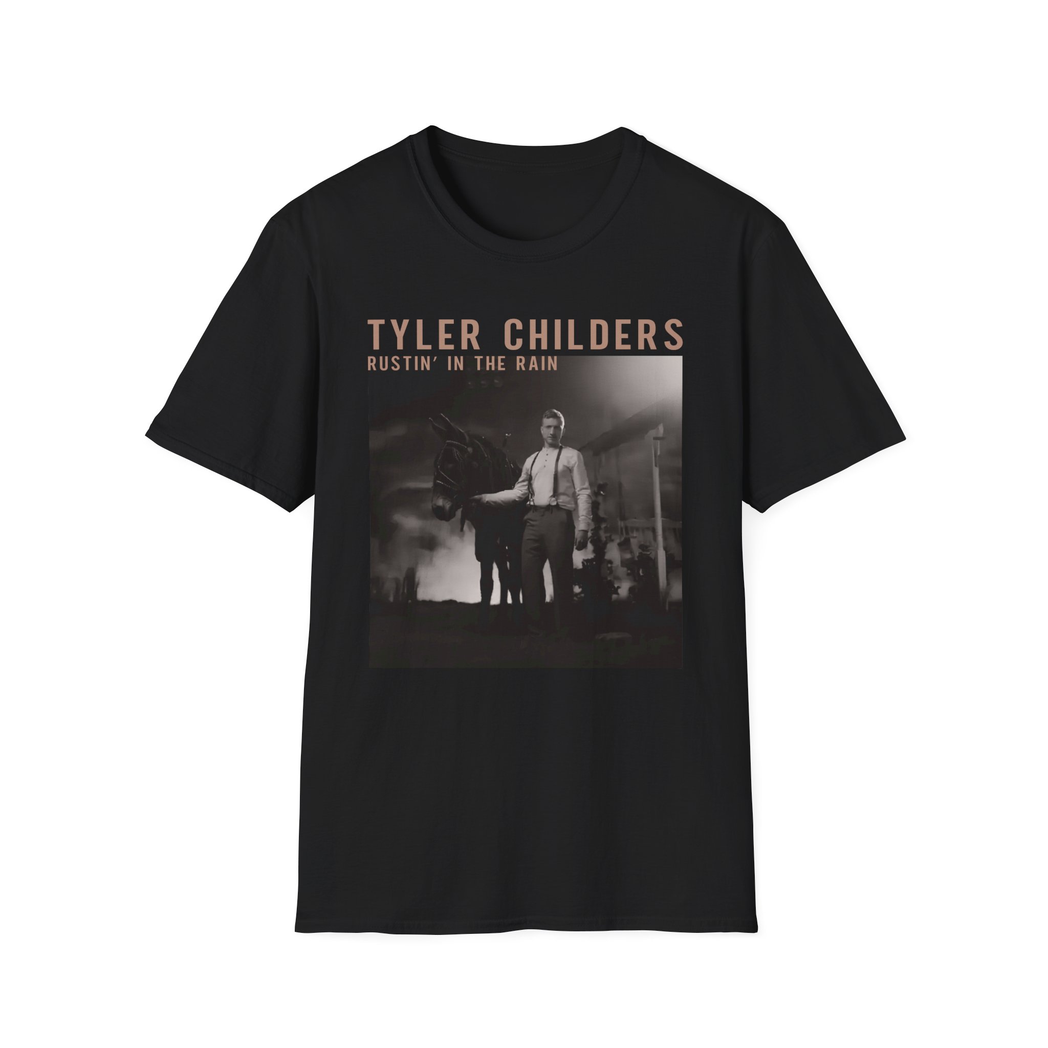 Tyler Childers Black Rustin Unisex Softstyle T-Shirt
