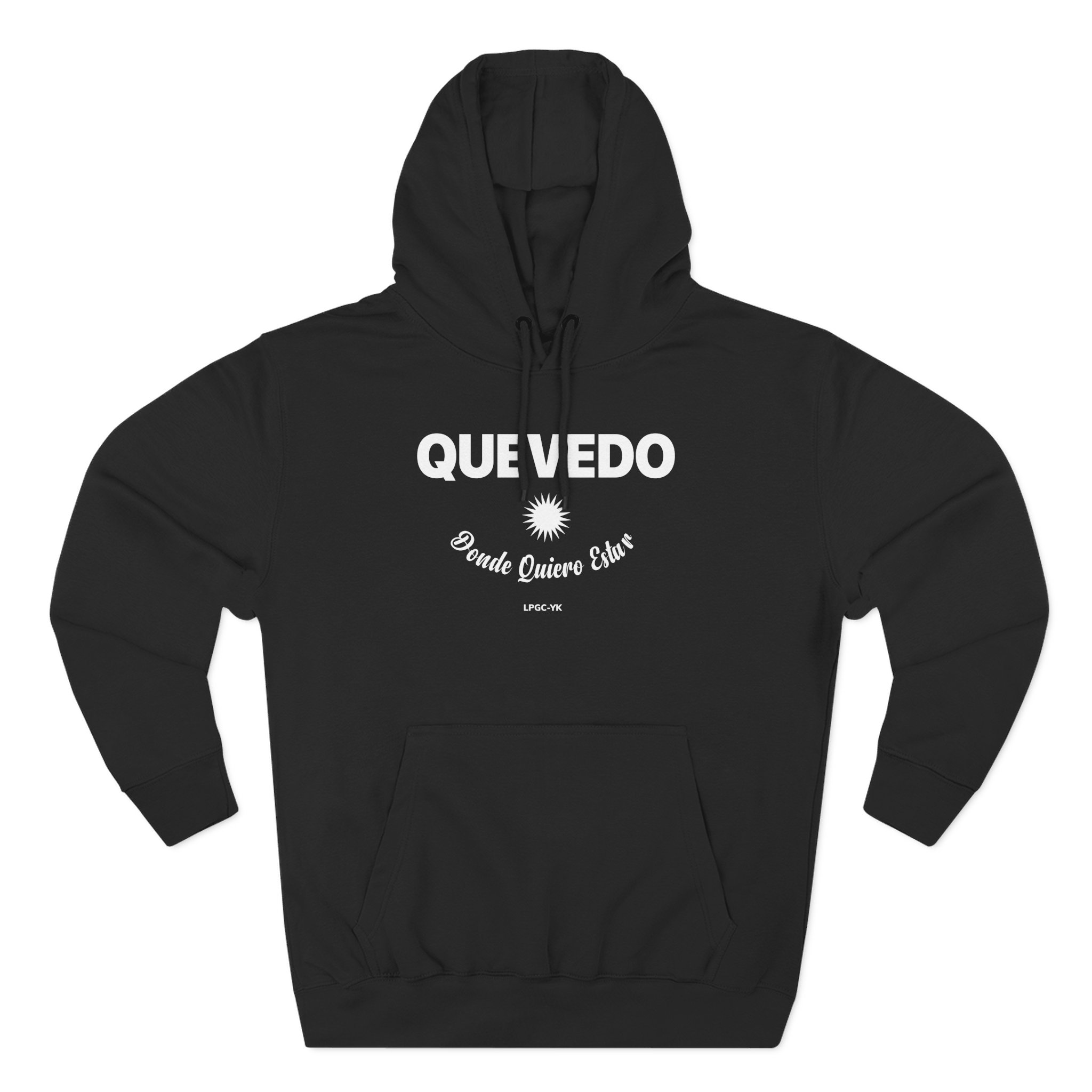Quevedo Donde Quiero Estar Three-Panel Fleece Hoodie - Image 5