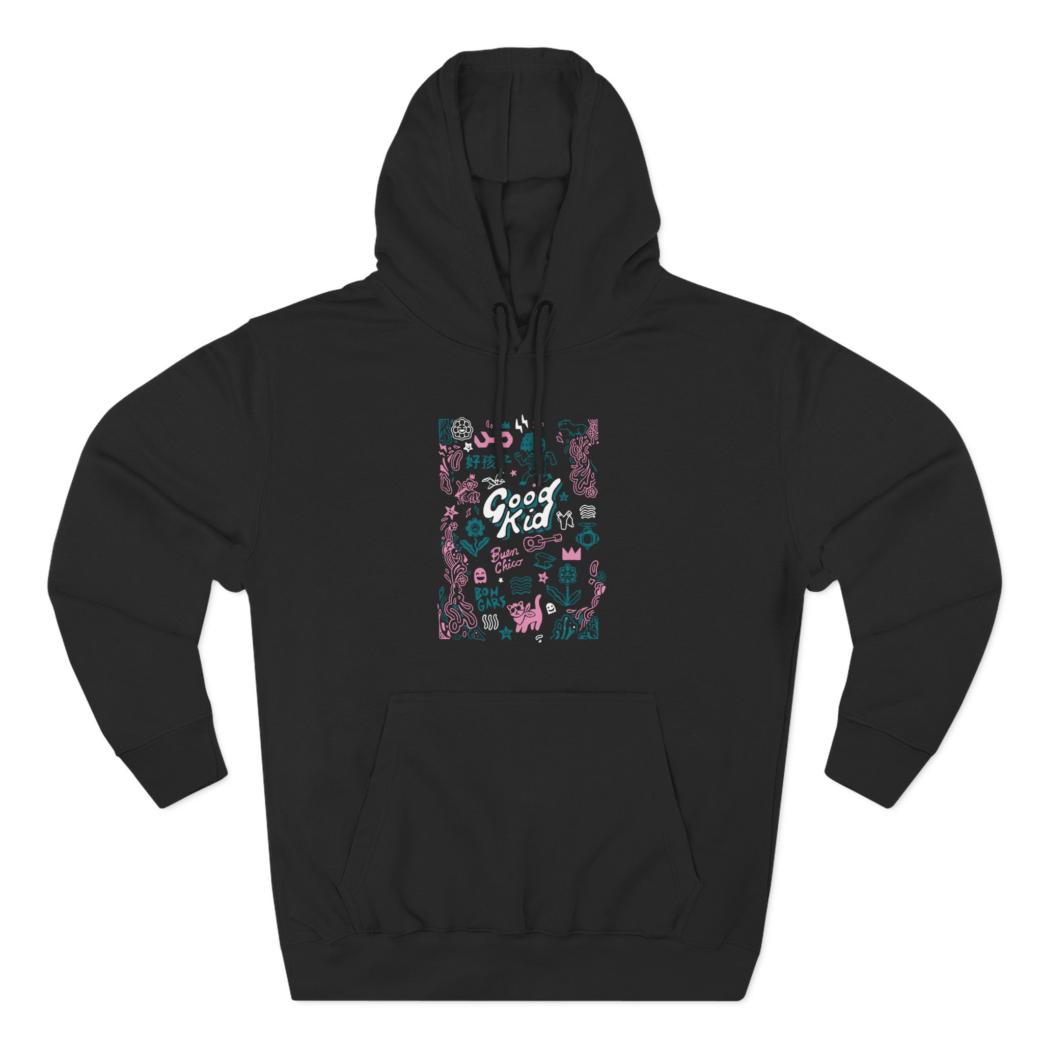 Good Kid Icons Three-Panel Fleece Hoodie