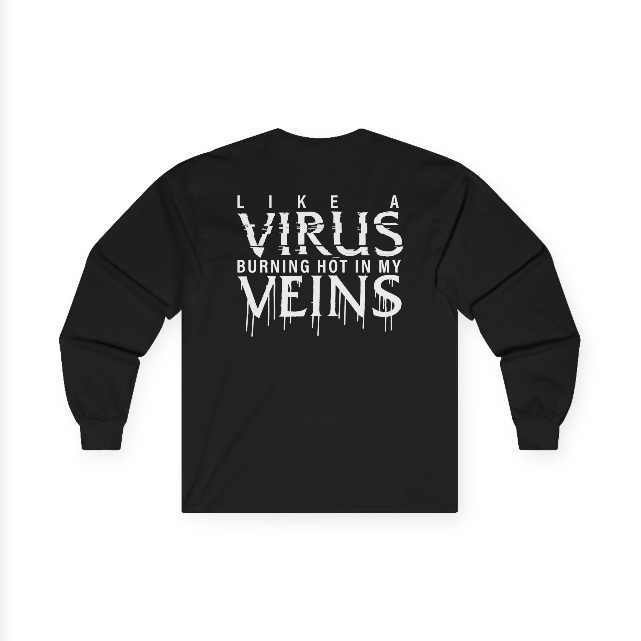 All That Remains Like a Virus Dye Unisex Ultra Cotton Long Sleeve Tee - Image 2