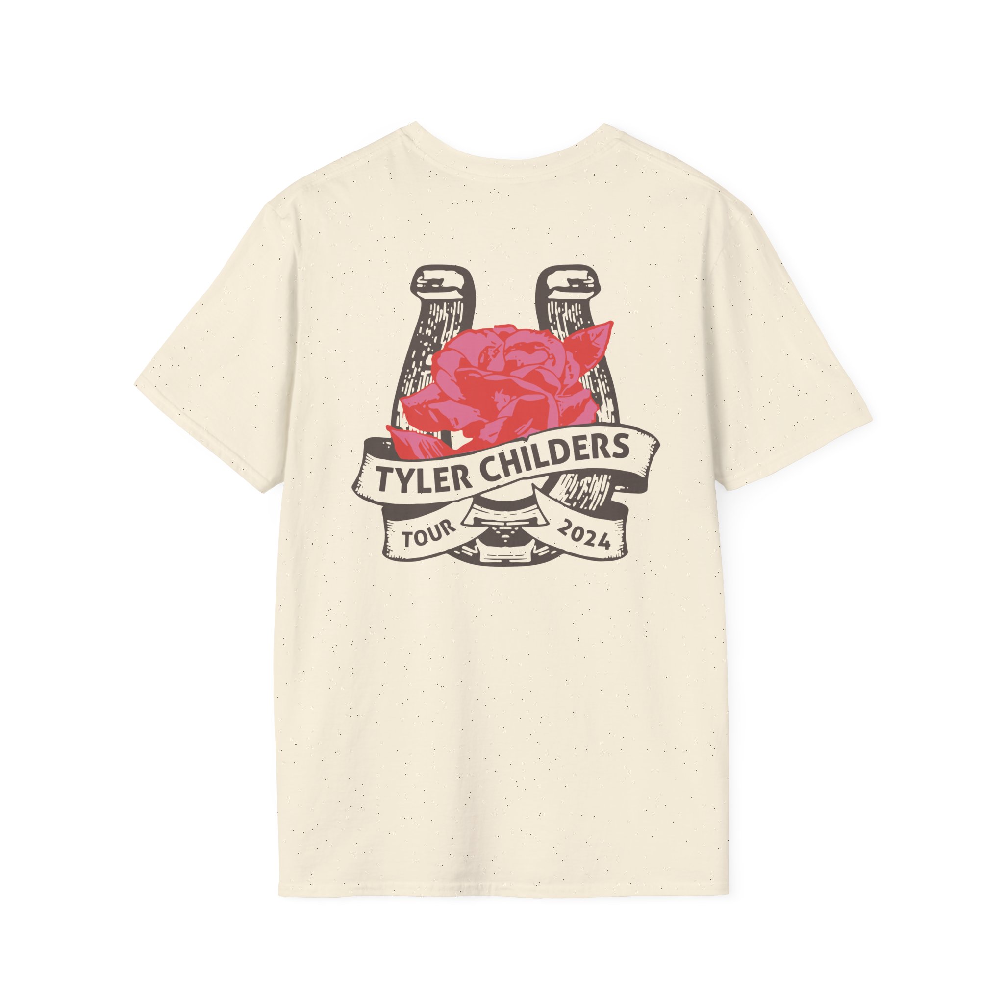 Tyler Childers Blue Muleshoe Unisex Softstyle T-Shirt - Image 10