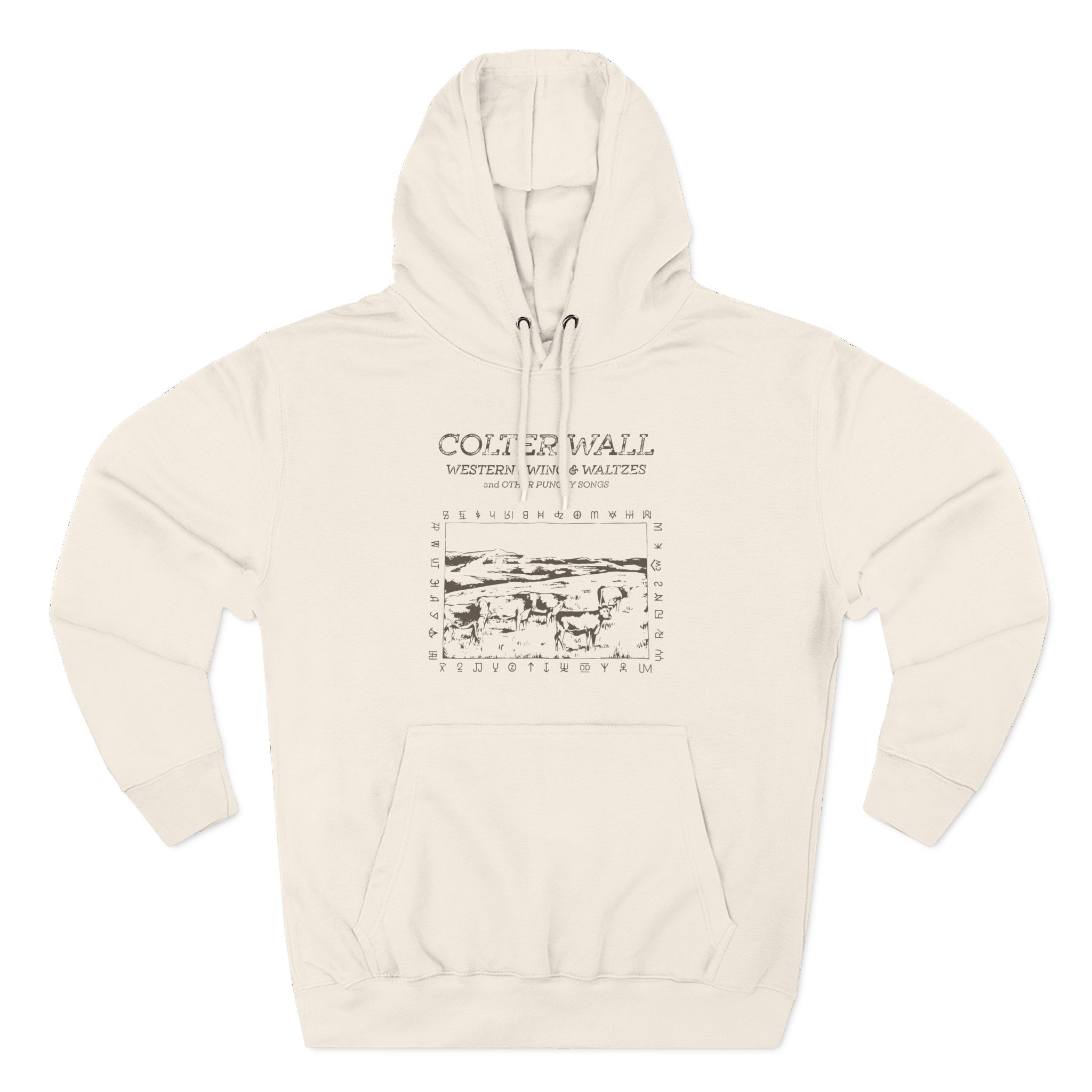 Colter Wall Western Swing & Waltzes Three-Panel Fleece Hoodie - Image 3