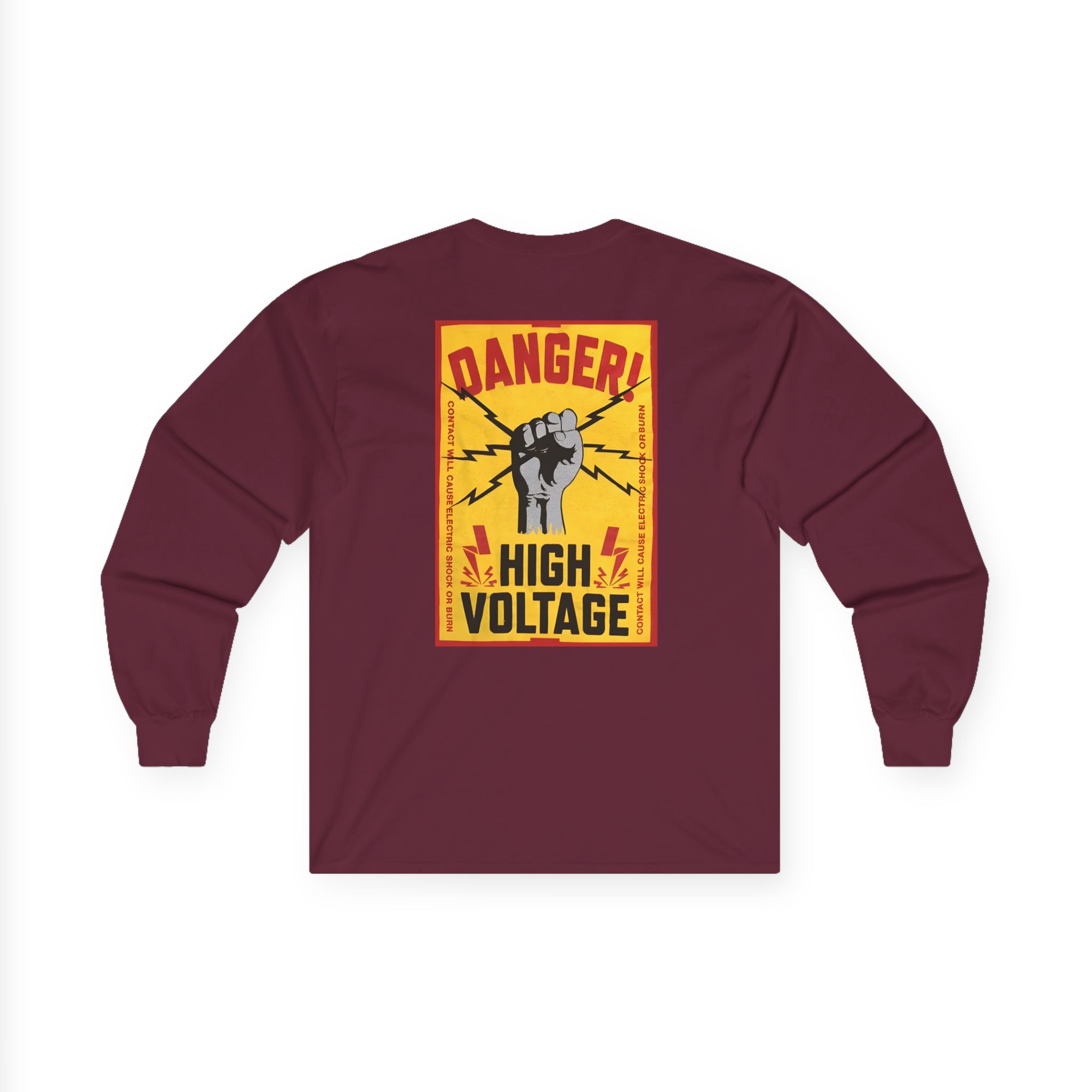 Lachlan Danger! High Voltage Unisex Ultra Cotton Long Sleeve Tee - Image 4