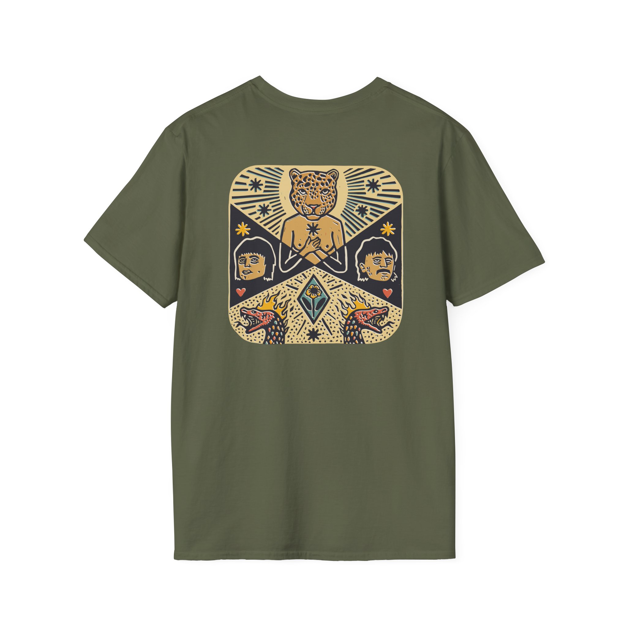 Lime Cordiale Pedestal Unisex Softstyle T-Shirt - Image 8