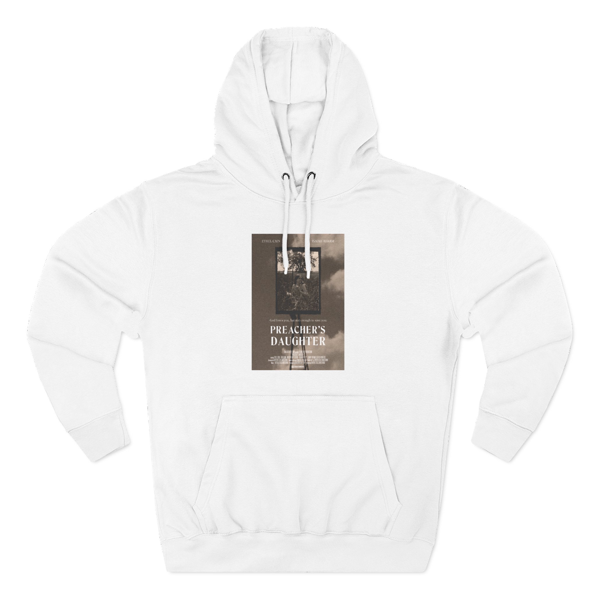 Ethel Cain Preacher's Daughter Movie Poster Three-Panel Fleece Hoodie - Image 3