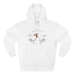 Fourth Wing This Elf Runs on Hot Cocoa and Books Three-Panel Fleece Hoodie