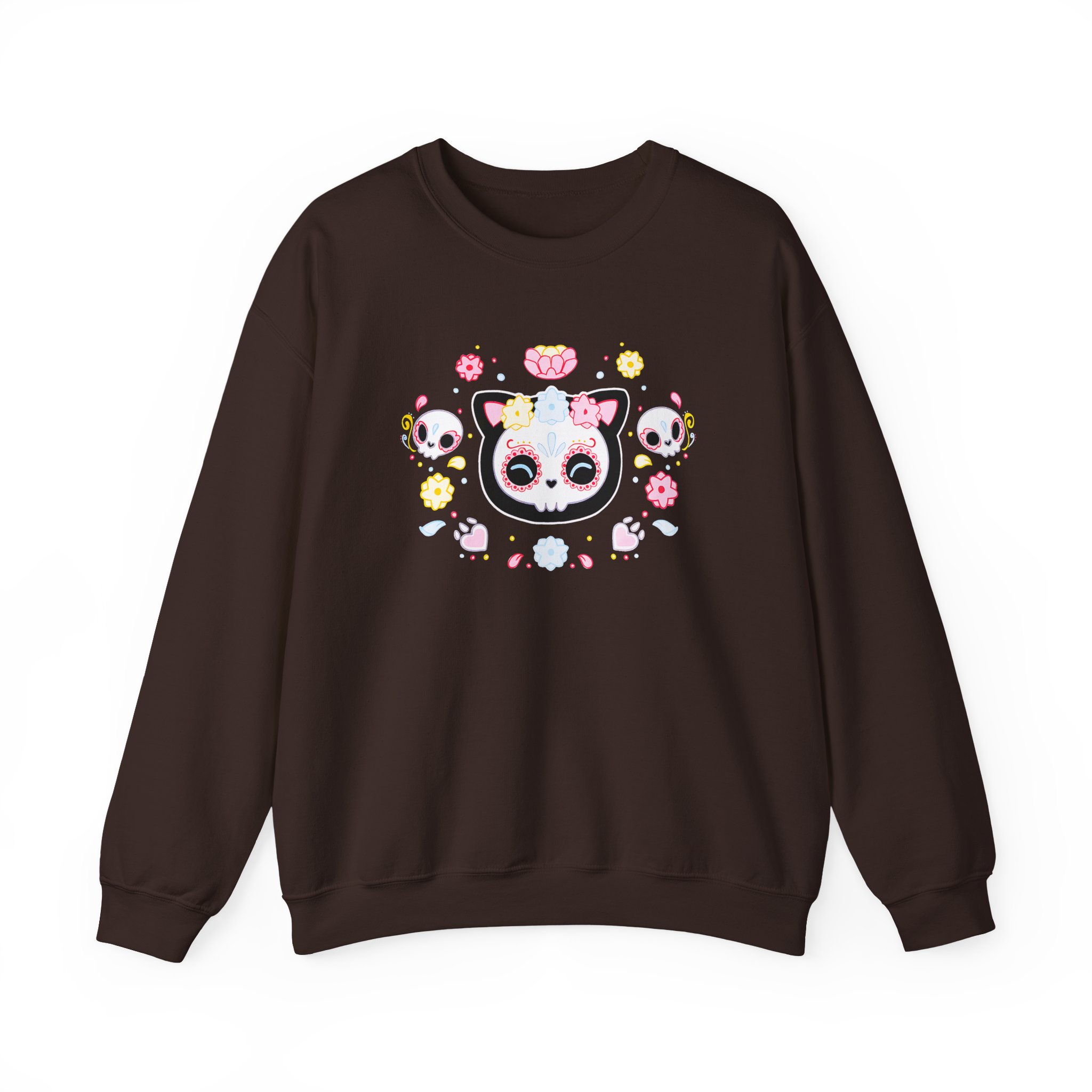 Aphmau Sugar Skull Cat Unisex Heavy Blend™ Crewneck Sweatshirt - Image 5