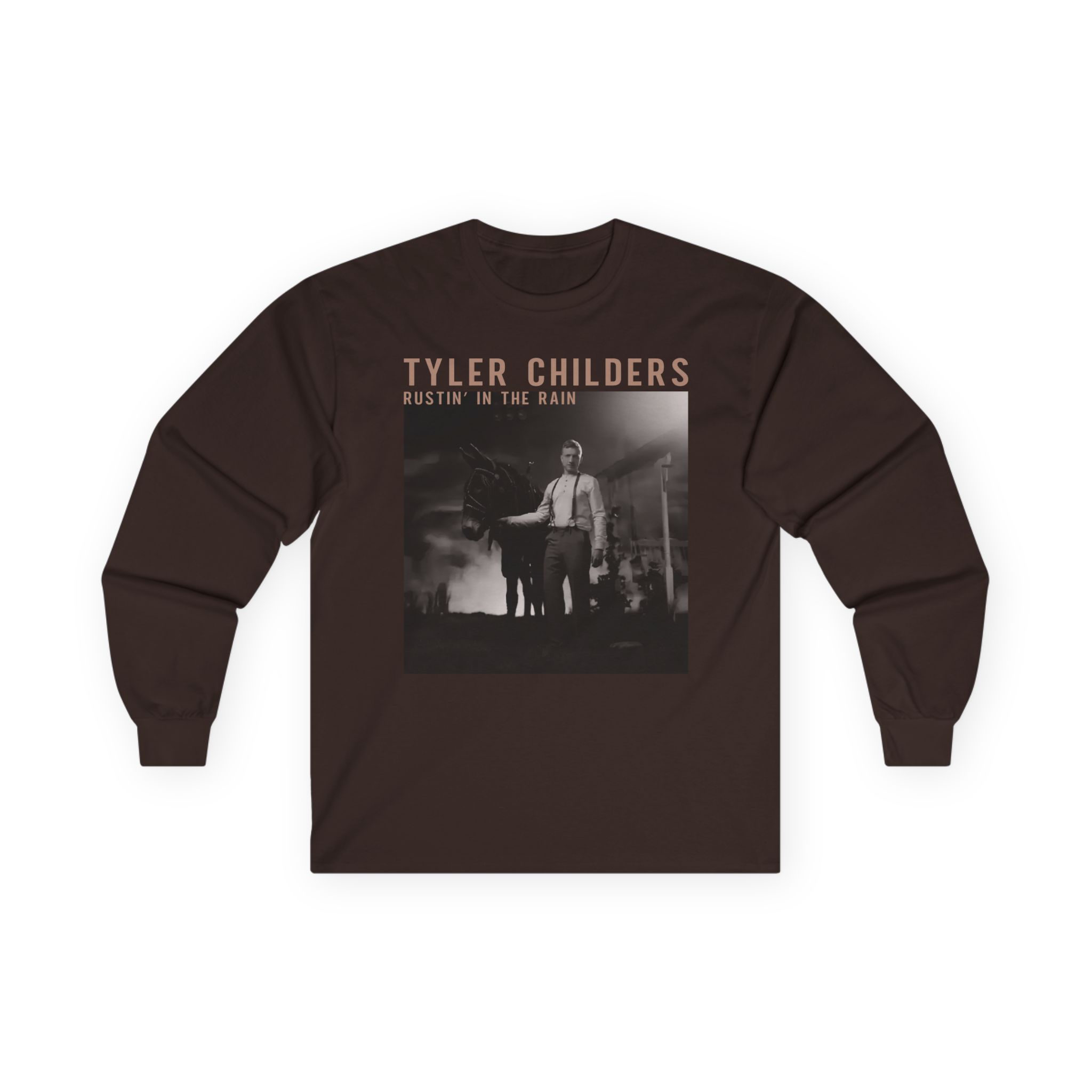 Tyler Childers Black Rustin Unisex Ultra Cotton Long Sleeve Tee - Image 5