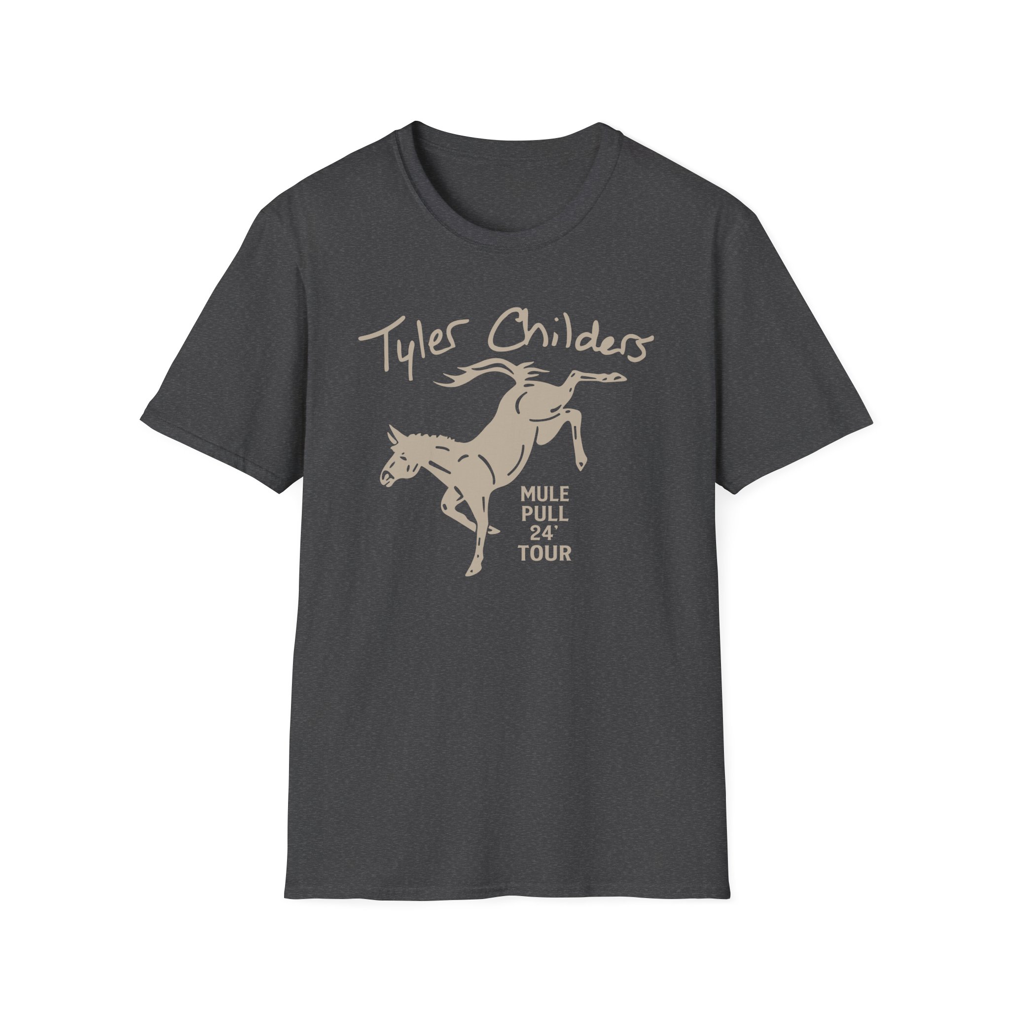 Tyler Childers Green Youth Mule Unisex Softstyle T-Shirt - Image 11