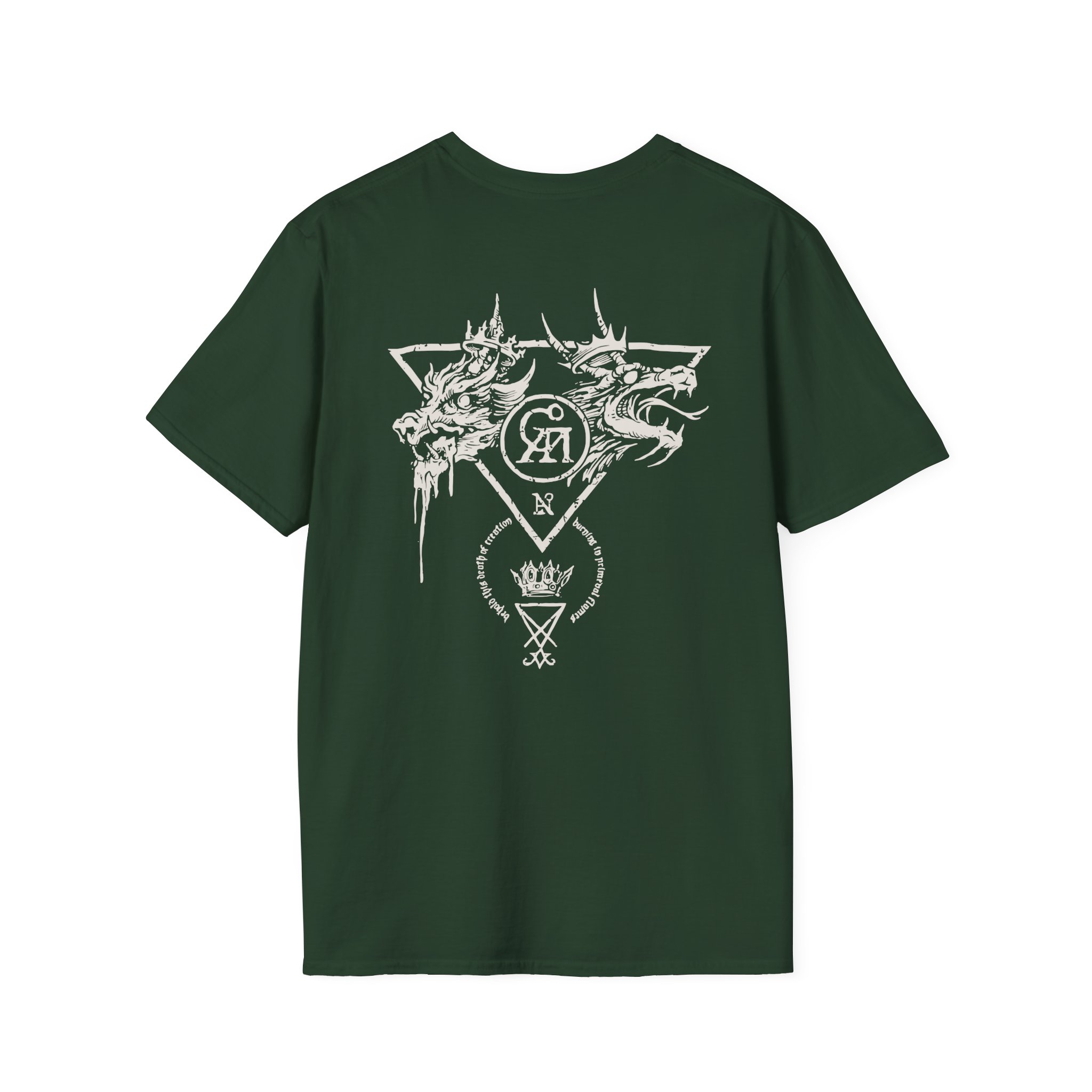 Goatwhore sigil Unisex Softstyle T-Shirt - Image 10