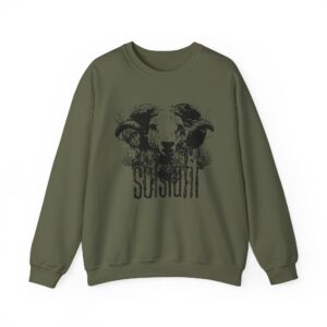 Solstafir Ram Olive Unisex Heavy Blend™ Crewneck Sweatshirt