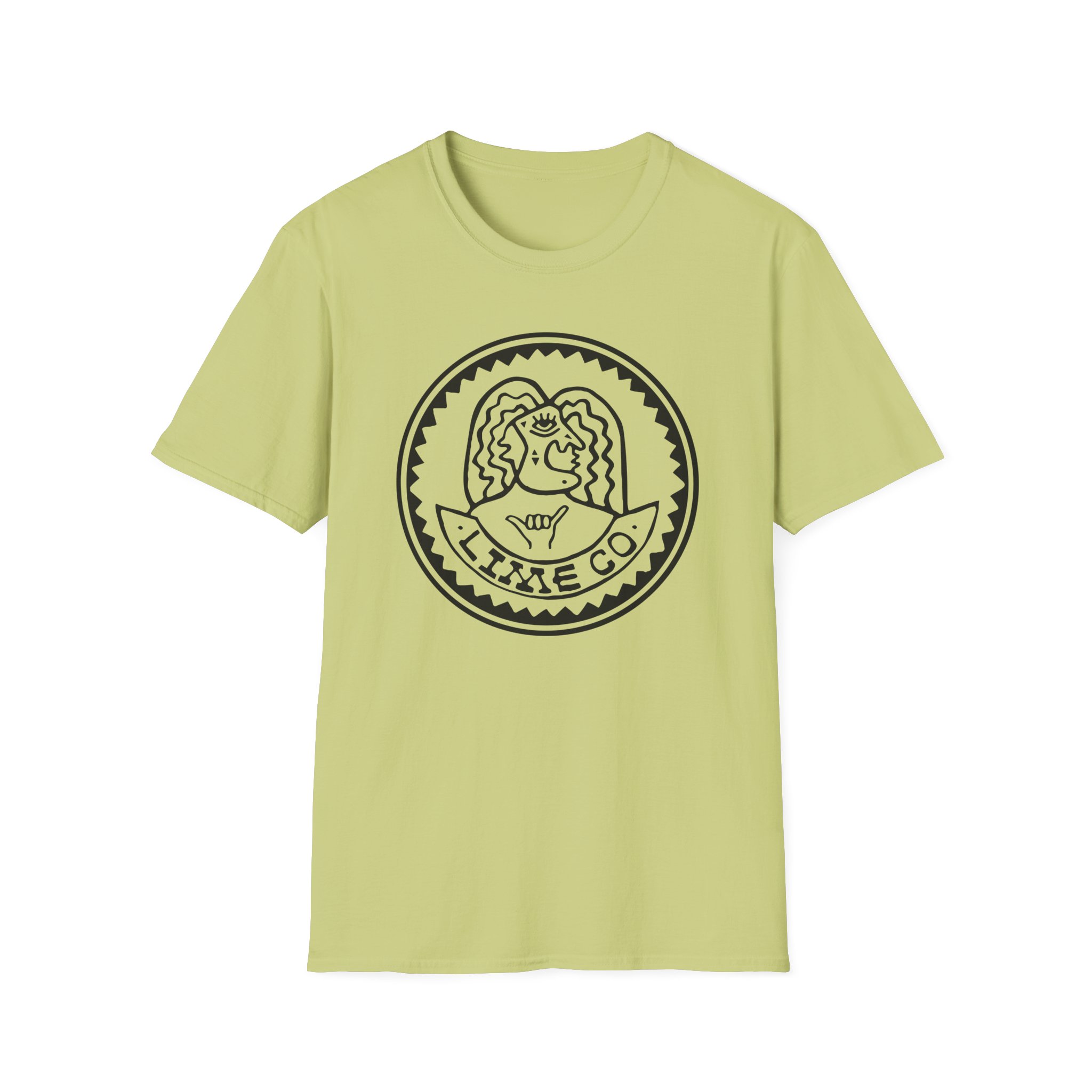 Lime Cordiale Lime Co Logo Unisex Softstyle T-Shirt - Image 11