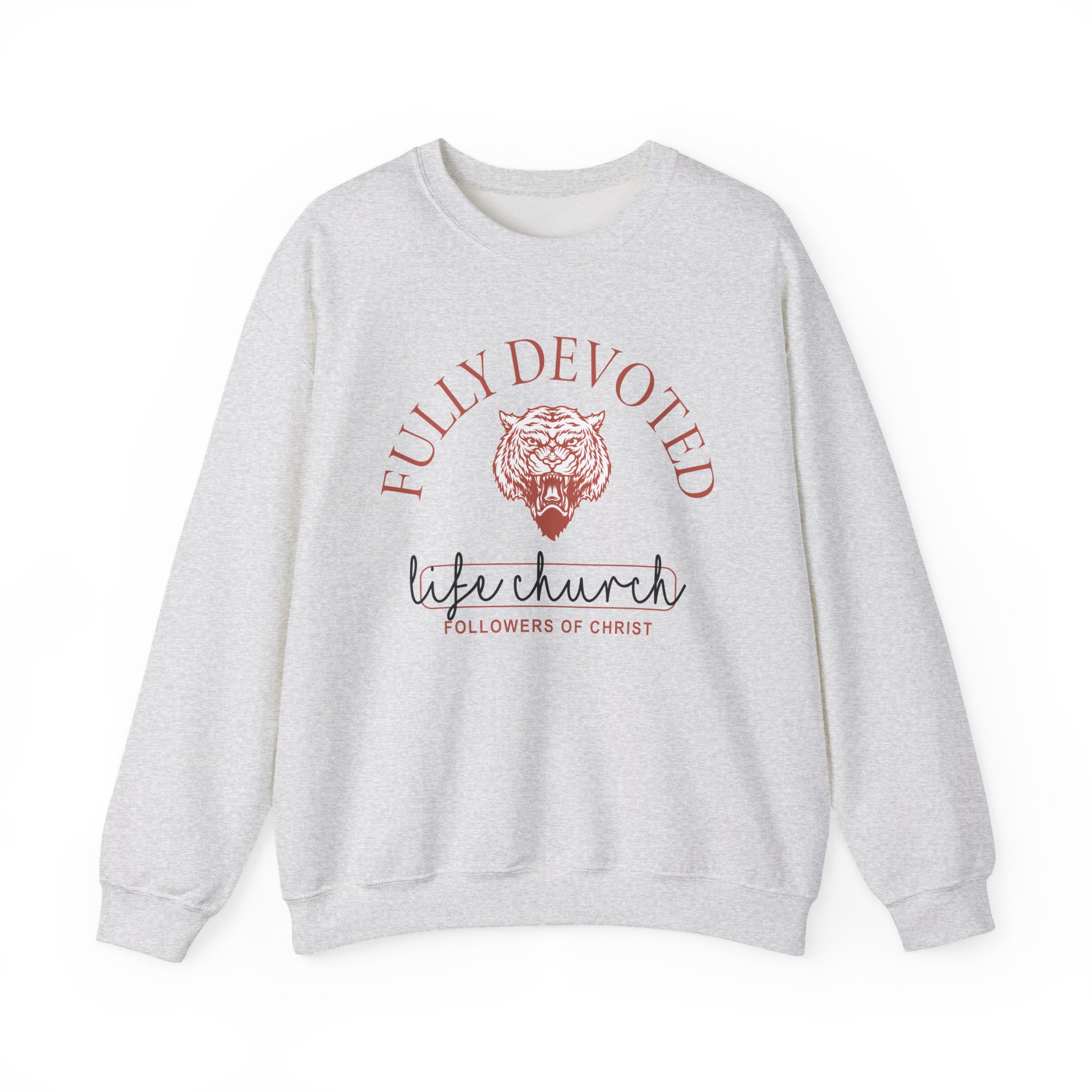 Life Church Fully Devoted Vintage Unisex Heavy Blend™ Crewneck Sweatshirt - Image 5