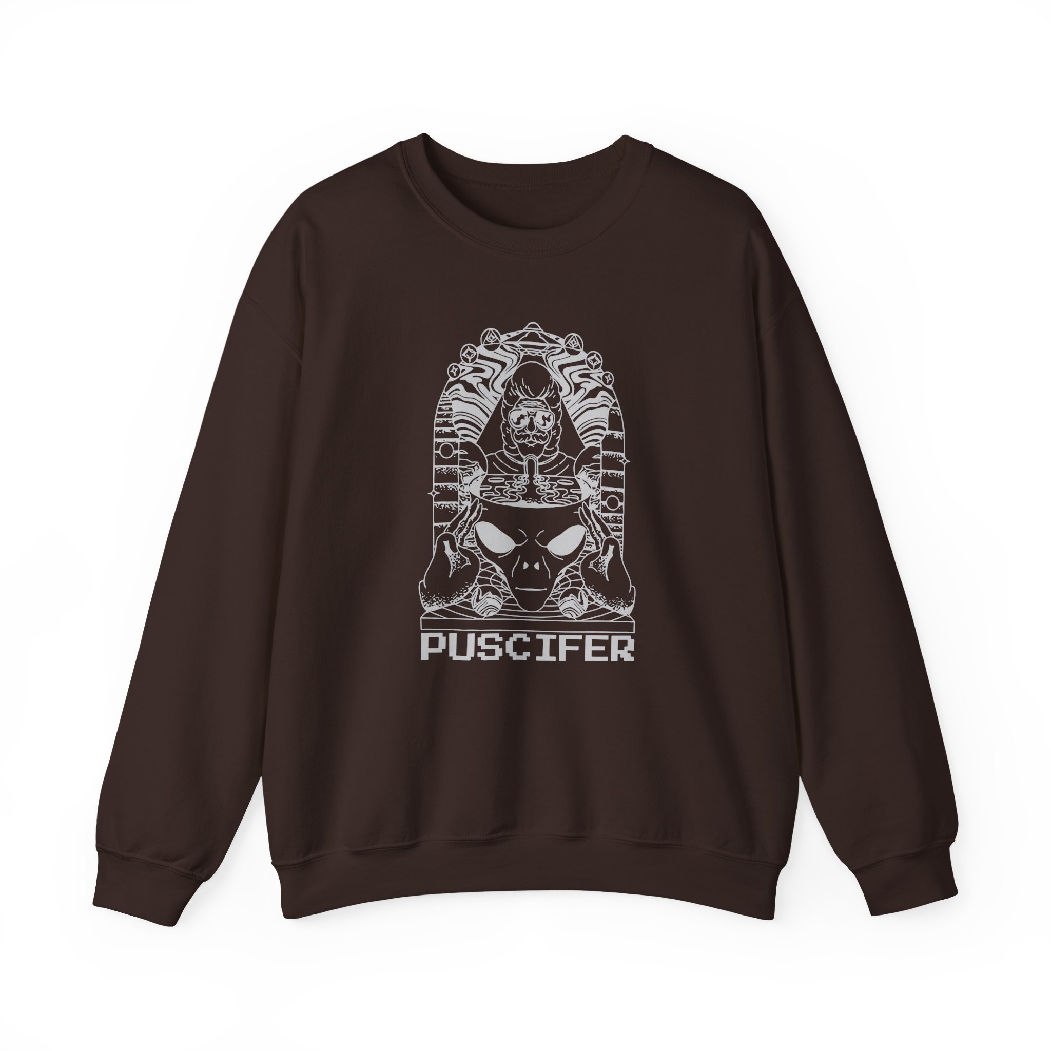 Puscifer Alien Exist Unisex Heavy Blend™ Crewneck Sweatshirt - Image 3