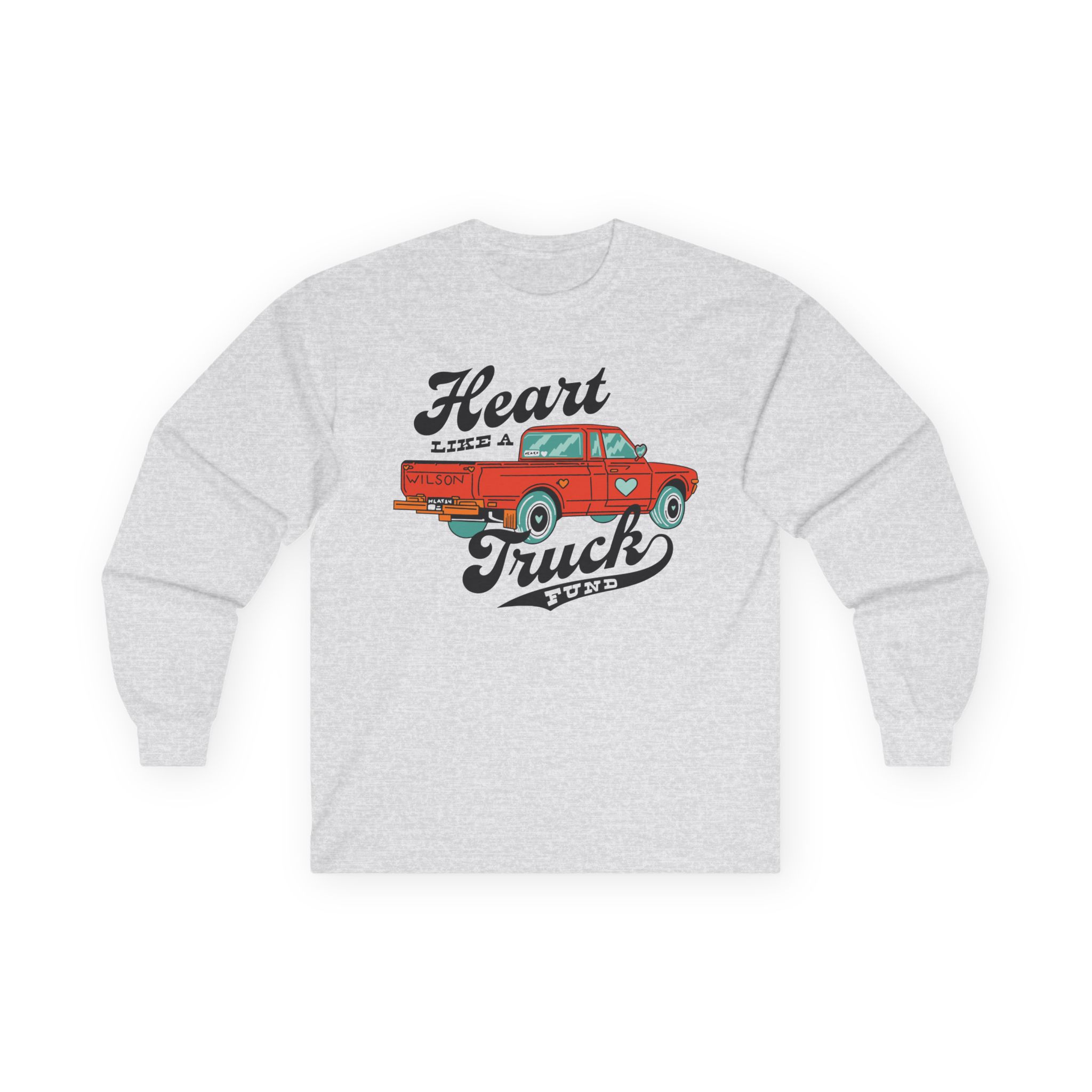 Lainey Wilson Heart Like a Truck Fund Unisex Ultra Cotton Long Sleeve Tee - Image 3
