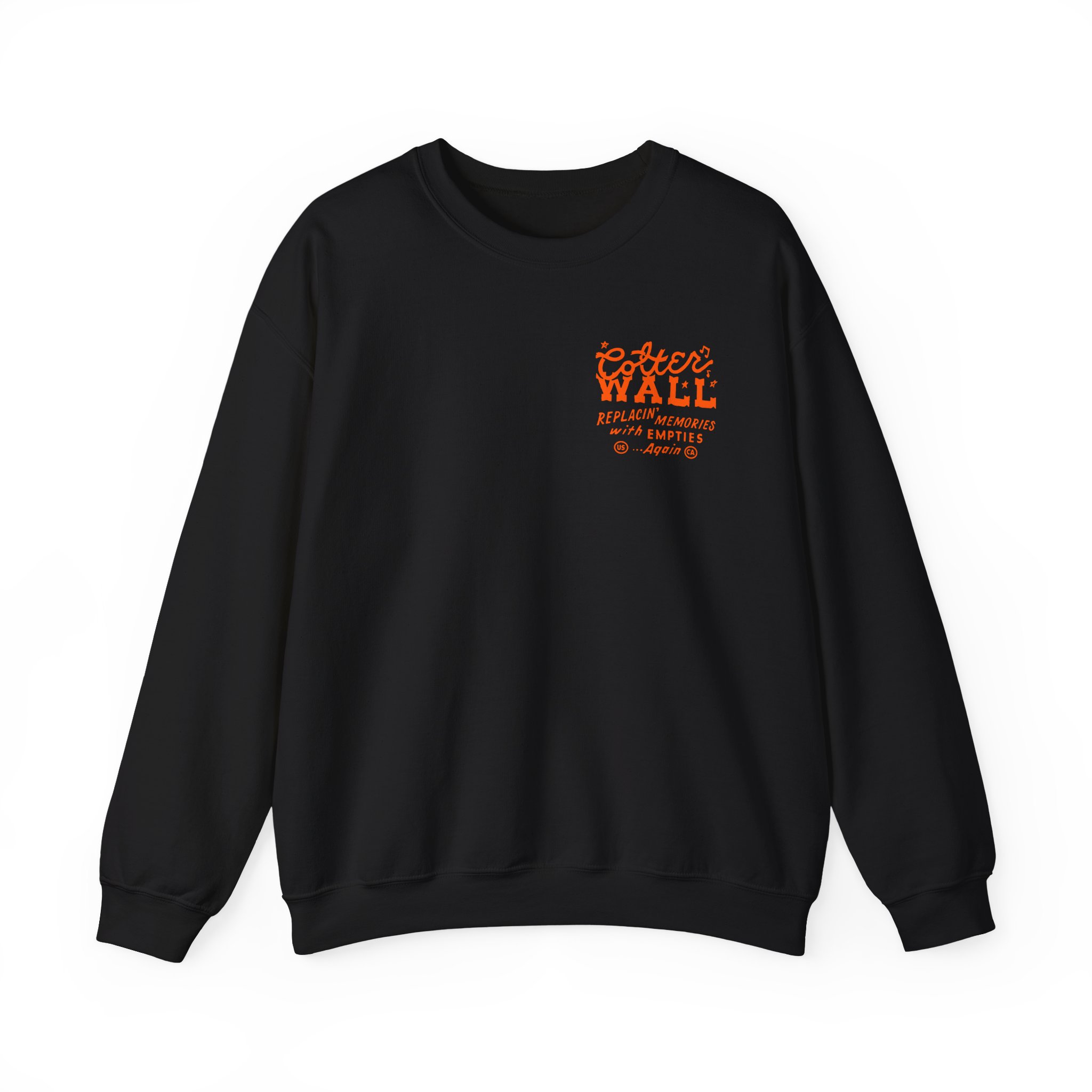Colter Wall Memories and Empties Pocket Unisex Heavy Blend™ Crewneck Sweatshirt