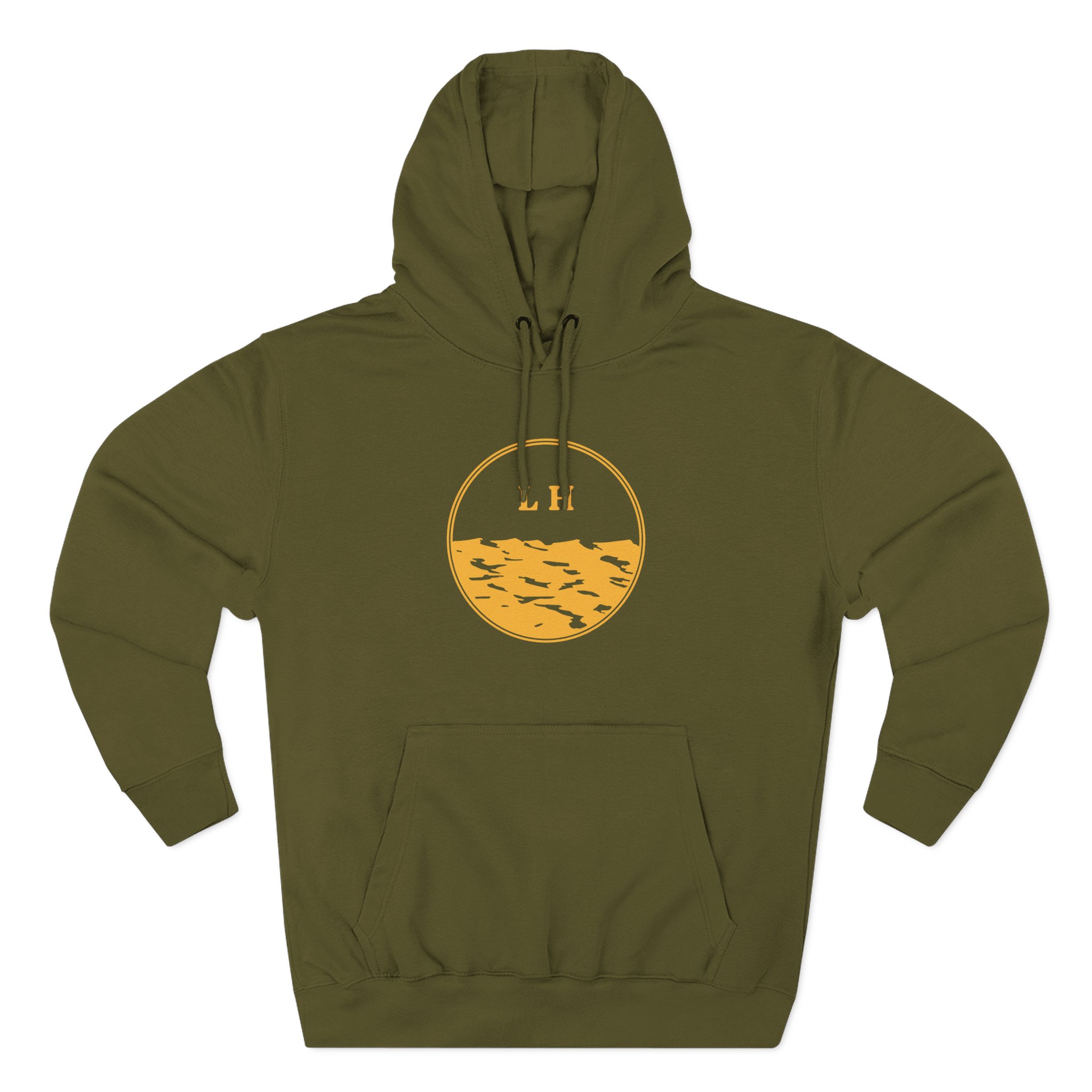Lord Huron Lake Three-Panel Fleece Hoodie - Image 5