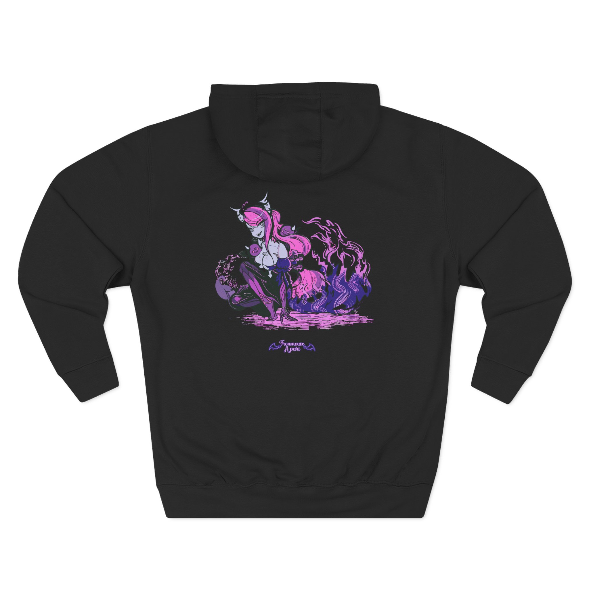 Ironmouse Underworld Goddess Three-Panel Fleece Hoodie - Image 2