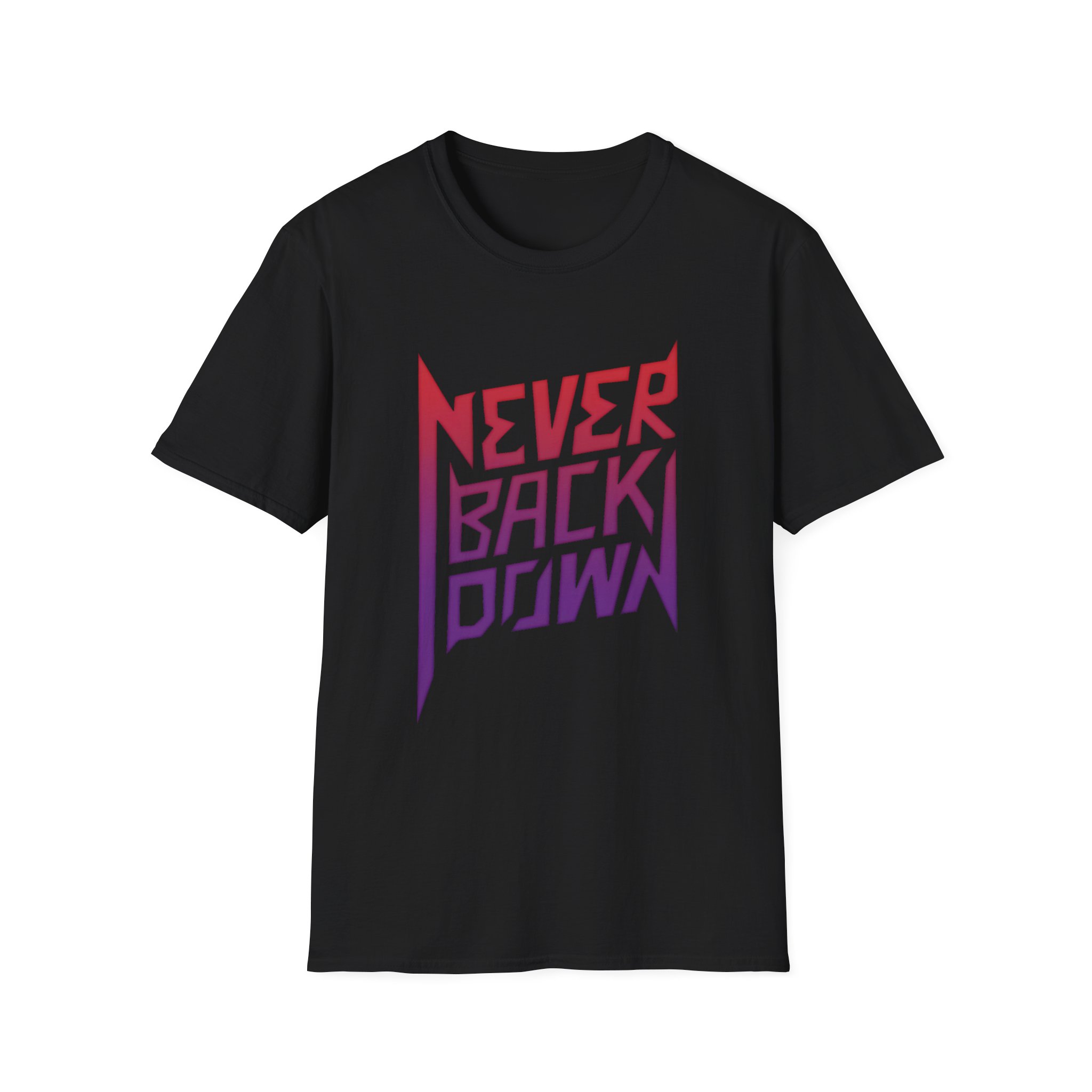 Nick Eh 30 Never Back Down Unisex Softstyle T-Shirt - Image 3