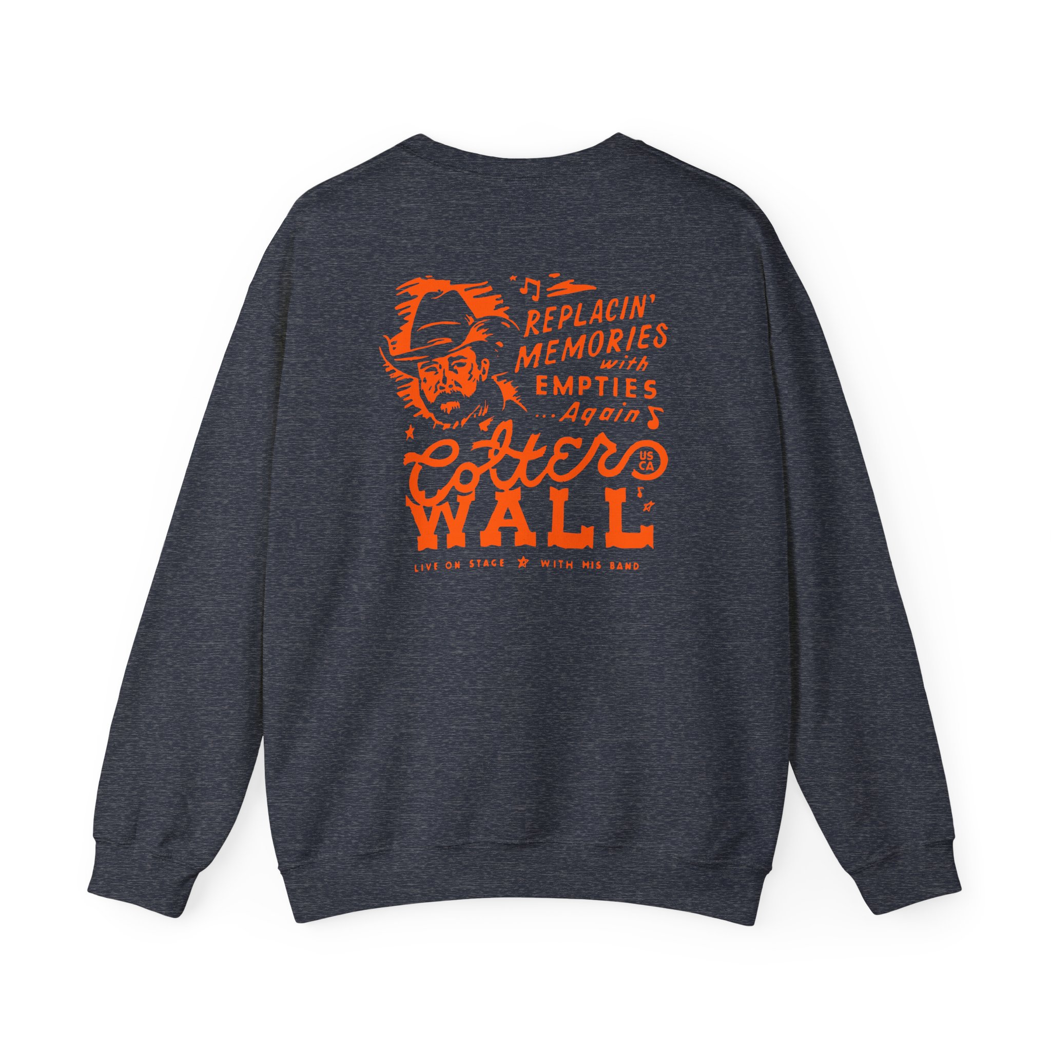 Colter Wall Memories and Empties Pocket Unisex Heavy Blend™ Crewneck Sweatshirt - Image 10