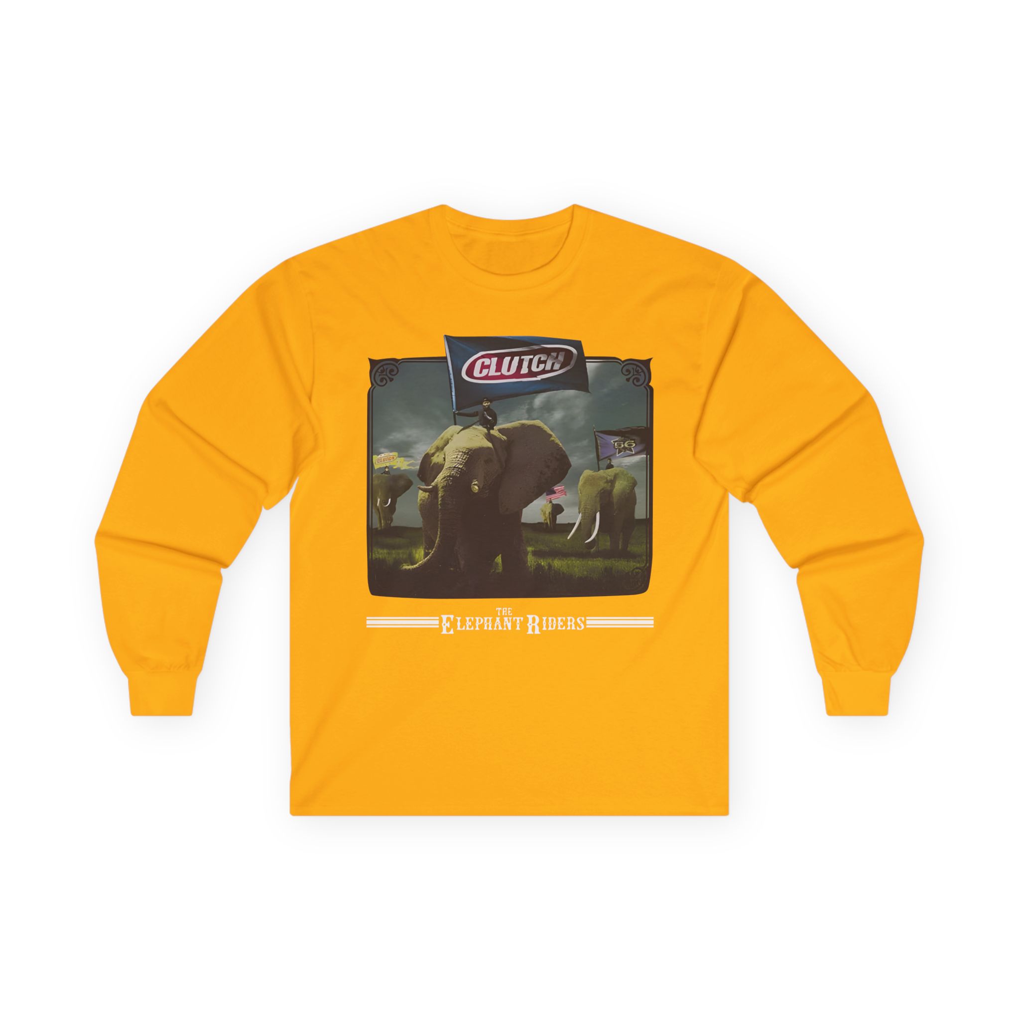 Clutch Elephant Riders Unisex Ultra Cotton Long Sleeve Tee - Image 5