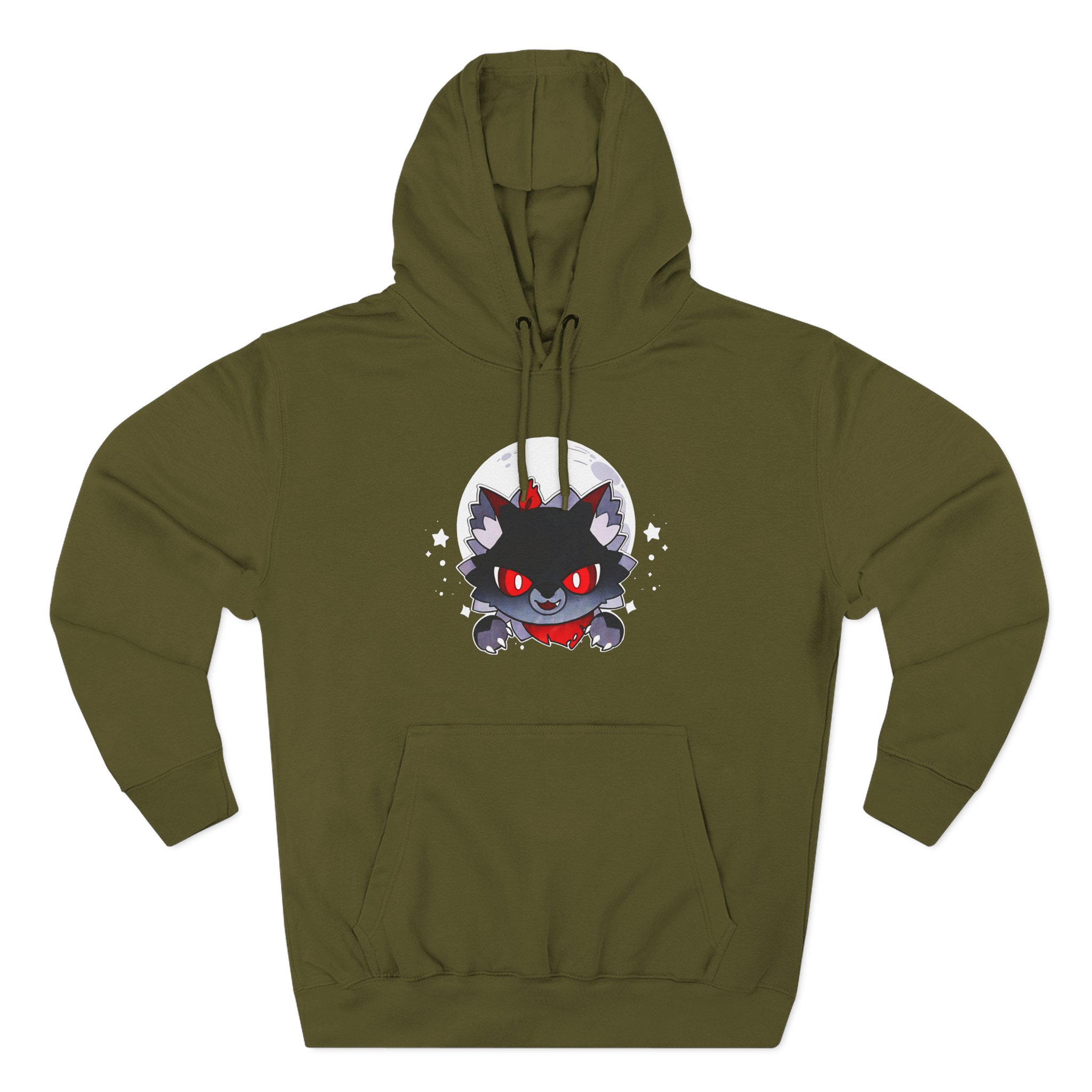 Aphmau Werewolf Cat Three-Panel Fleece Hoodie - Image 5