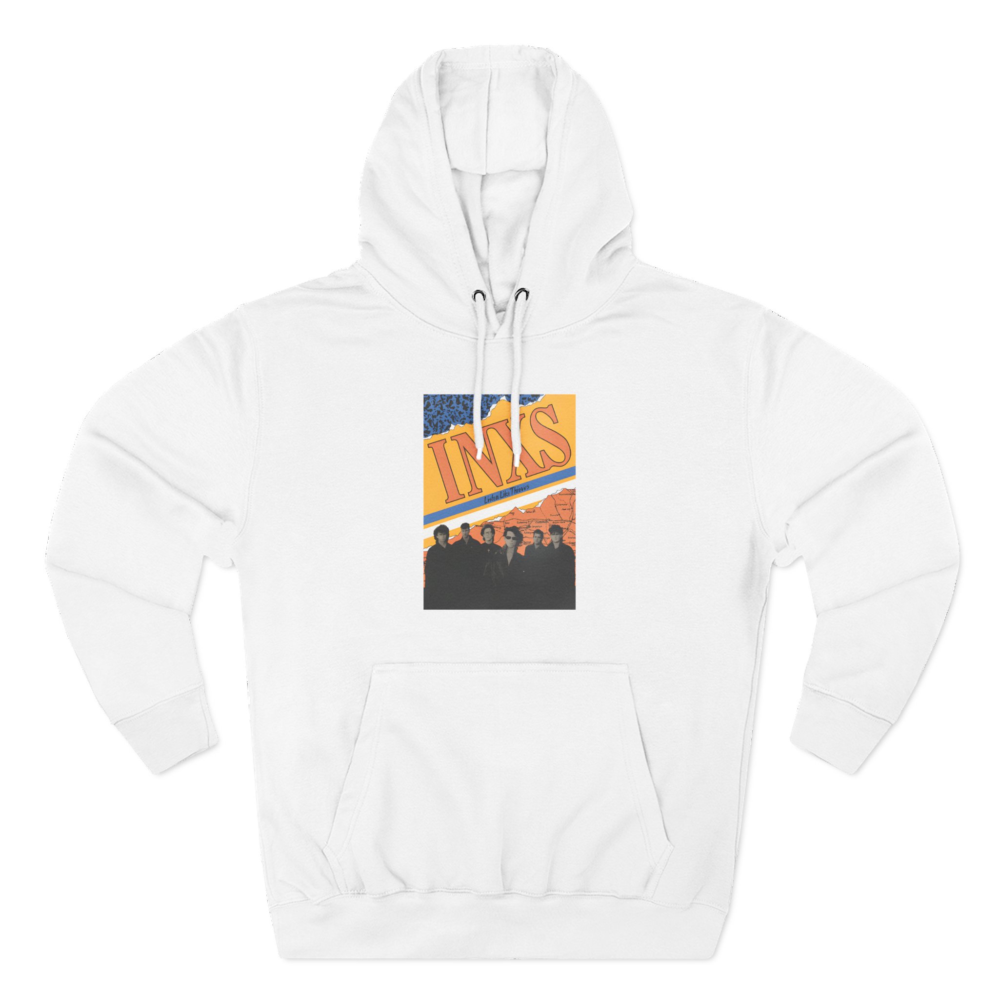 Inxs Listen Like Thieves Three-Panel Fleece Hoodie