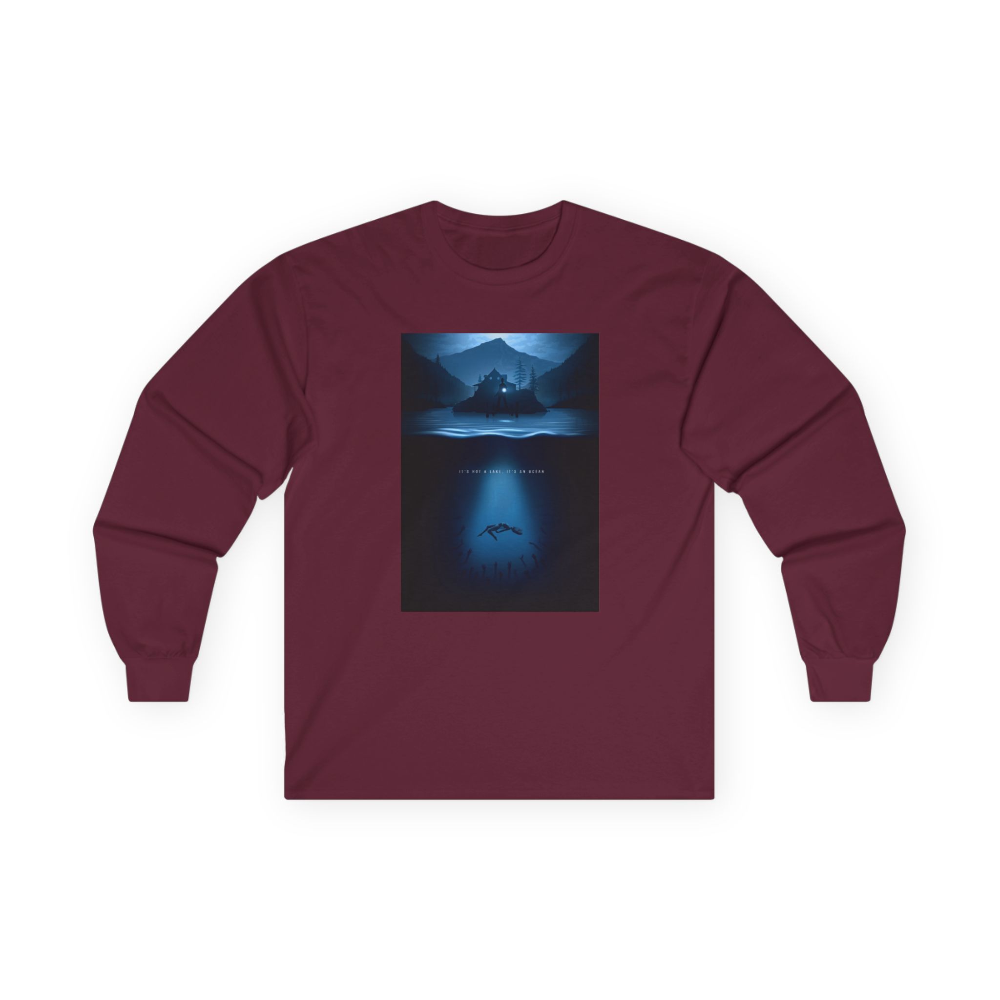Alan Wake It’s not a lake it’s an ocean Unisex Ultra Cotton Long Sleeve Tee - Image 3