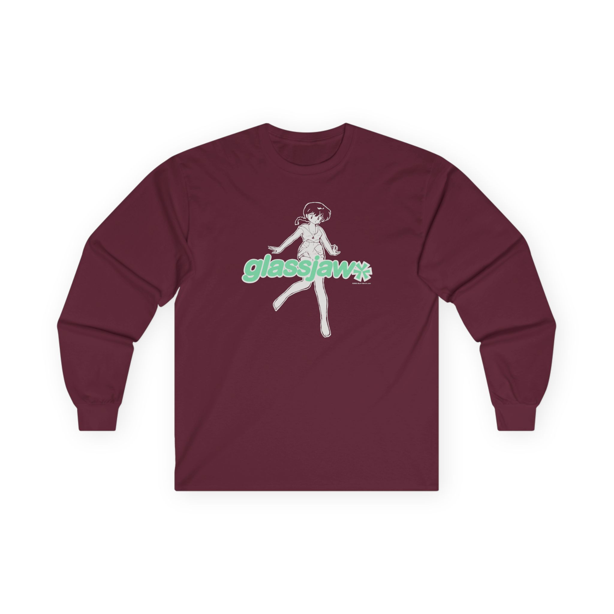 Glassjaw 2000 Glassjaw Ranma Unisex Ultra Cotton Long Sleeve Tee - Image 3