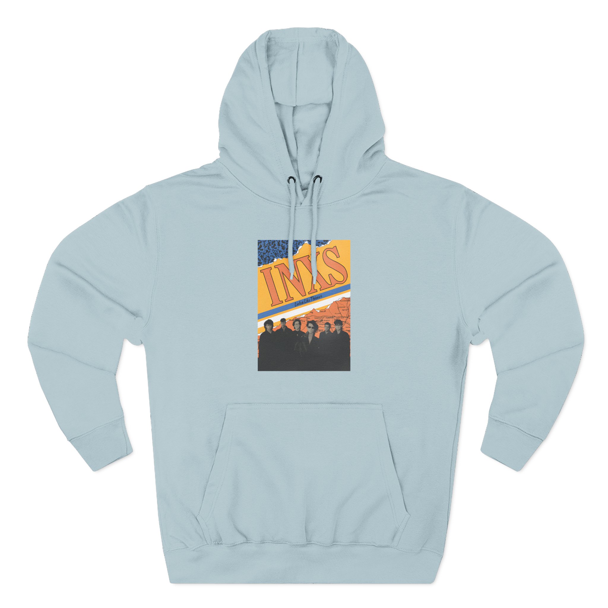 Inxs Listen Like Thieves Three-Panel Fleece Hoodie - Image 5